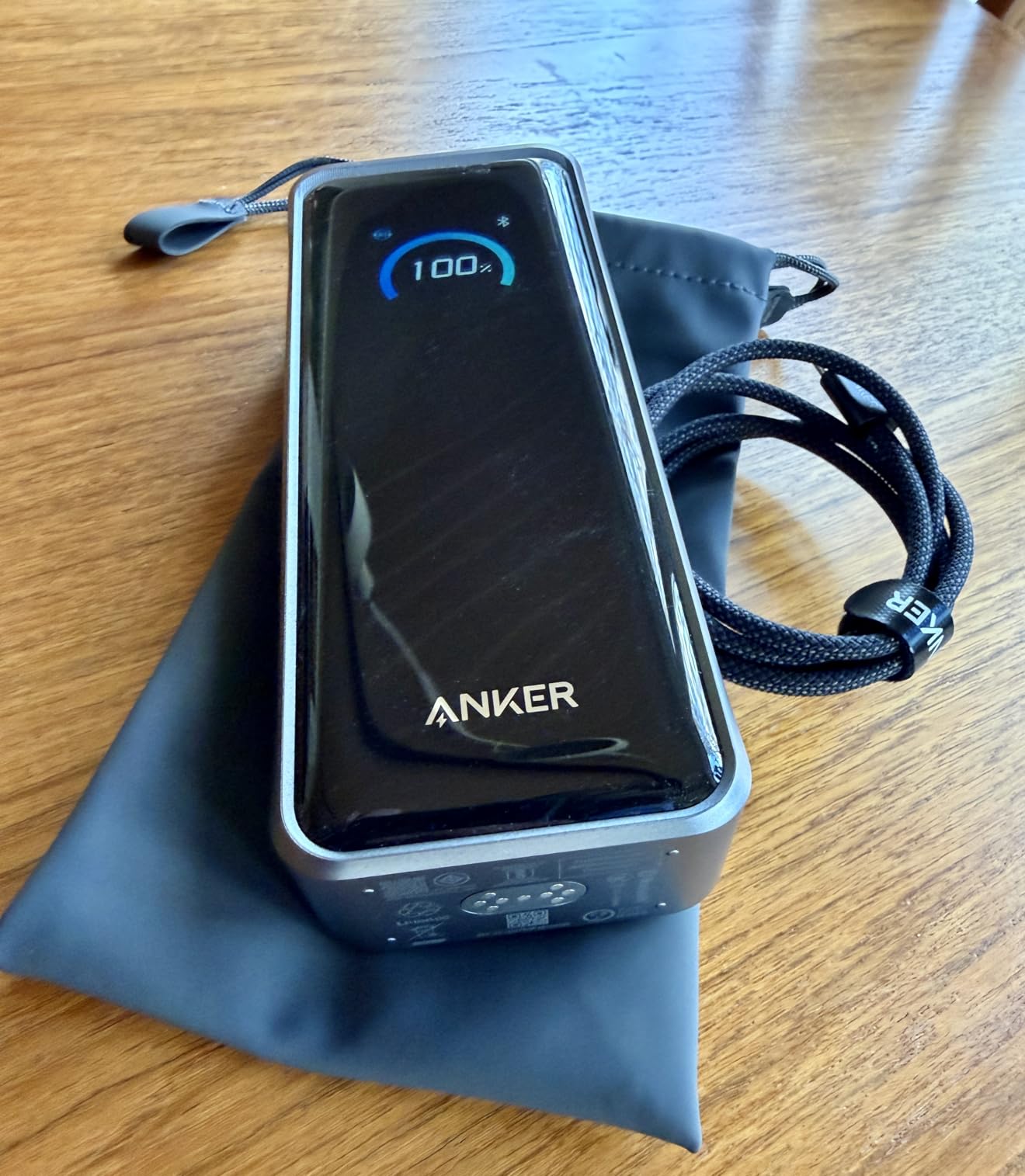 Anker Prime Power Bank, 26,250mAh 300W Fast Charging | 3-Port Portable Charger, Two-Way Charging, TSA-Approved, App Control, for MacBook, iPhone 17 / 16 Series (Base Not Included) customer photo 2
