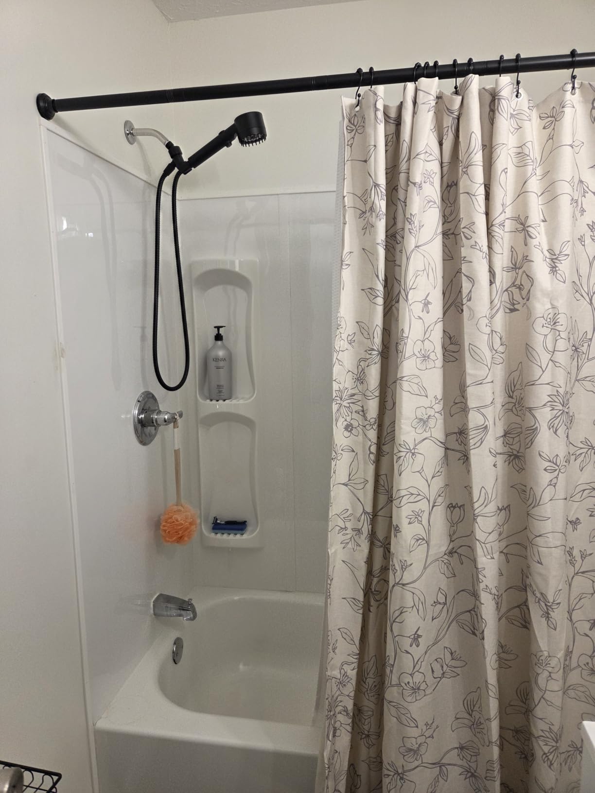 FEELSO Filtered Shower Head with Handheld, High Pressure Shower Filter Head | ON/OFF Switch, Anti-clog Nozzles, 4 Spray Showerhead with Filters for Hard Water, Remove Chlorine, Reduce Dry Itchy Skin customer photo 1