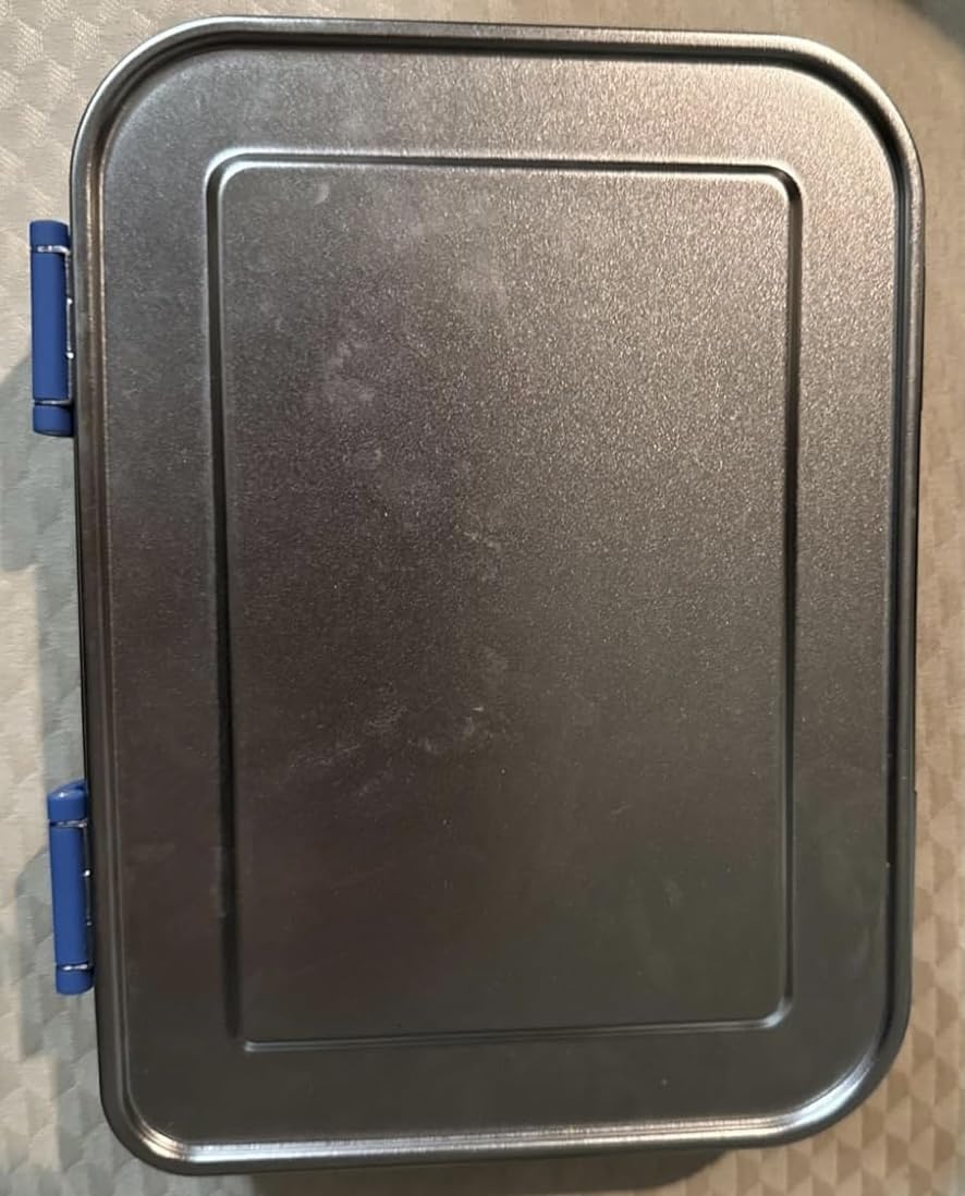 BABHAMNESS Stainless Steel Bento Box Kids, 3 Compartments Leak Proof Metal Bento Lunch Box, 304 Stainless Steel customer photo 1