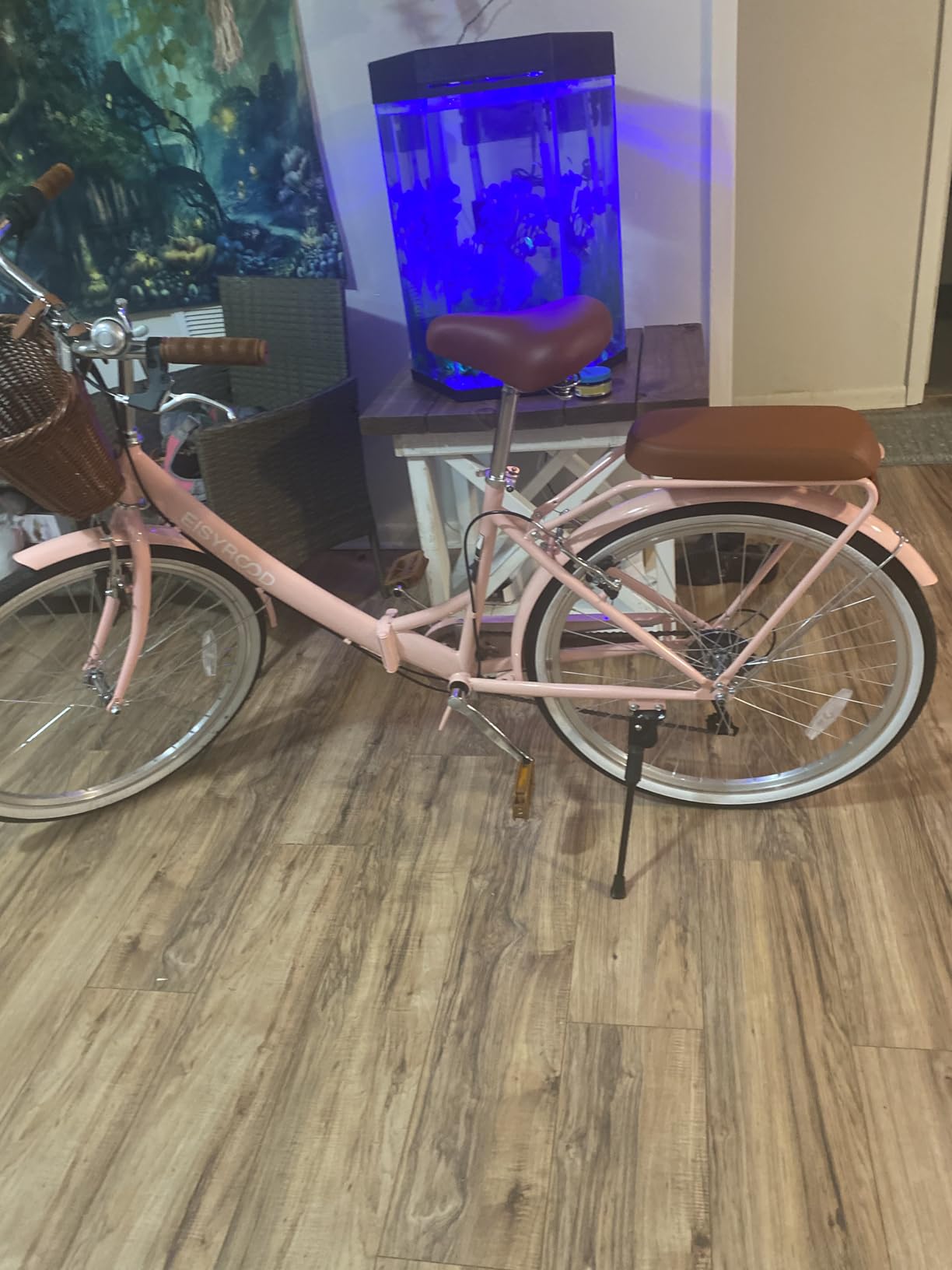 26 Inch Beach Cruiser Bike for Women, Hybrid Womens Bike with 7 Speeds, Adjustable Seat, Lightweight Women Beach Cruiser Bike with Anti-Skid Tire, V-Brake customer photo 2