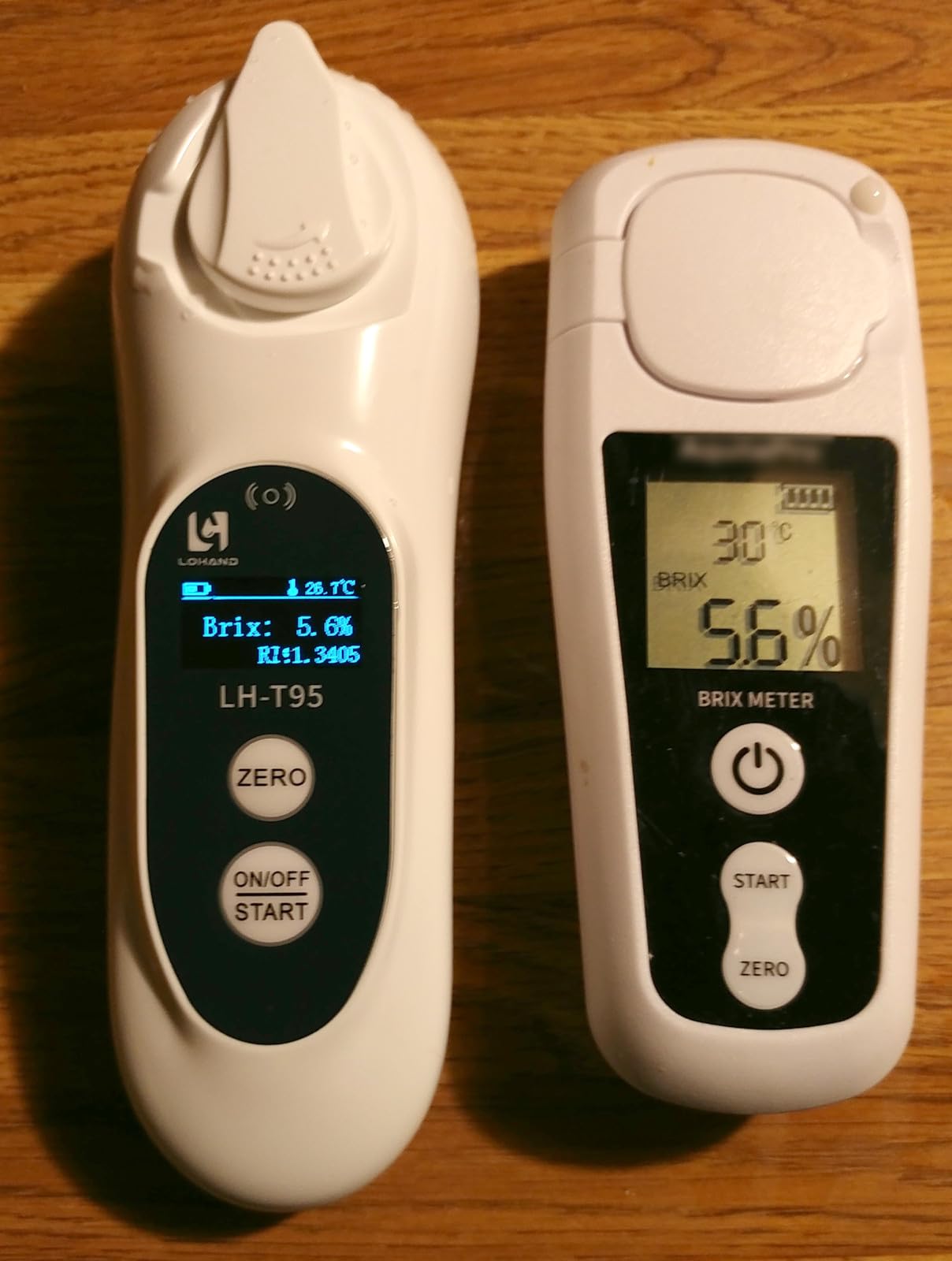 LOHAND 3-in-1 Digital Brix Refractometer with ATC, 0-95% Measurement Range | High Accuracy Brix Meter, Fast Touchscreen Test for Honey, Maple Syrup, Fruit, Juices, Coffee, Jam, Beverages & Home Brewing customer photo 1