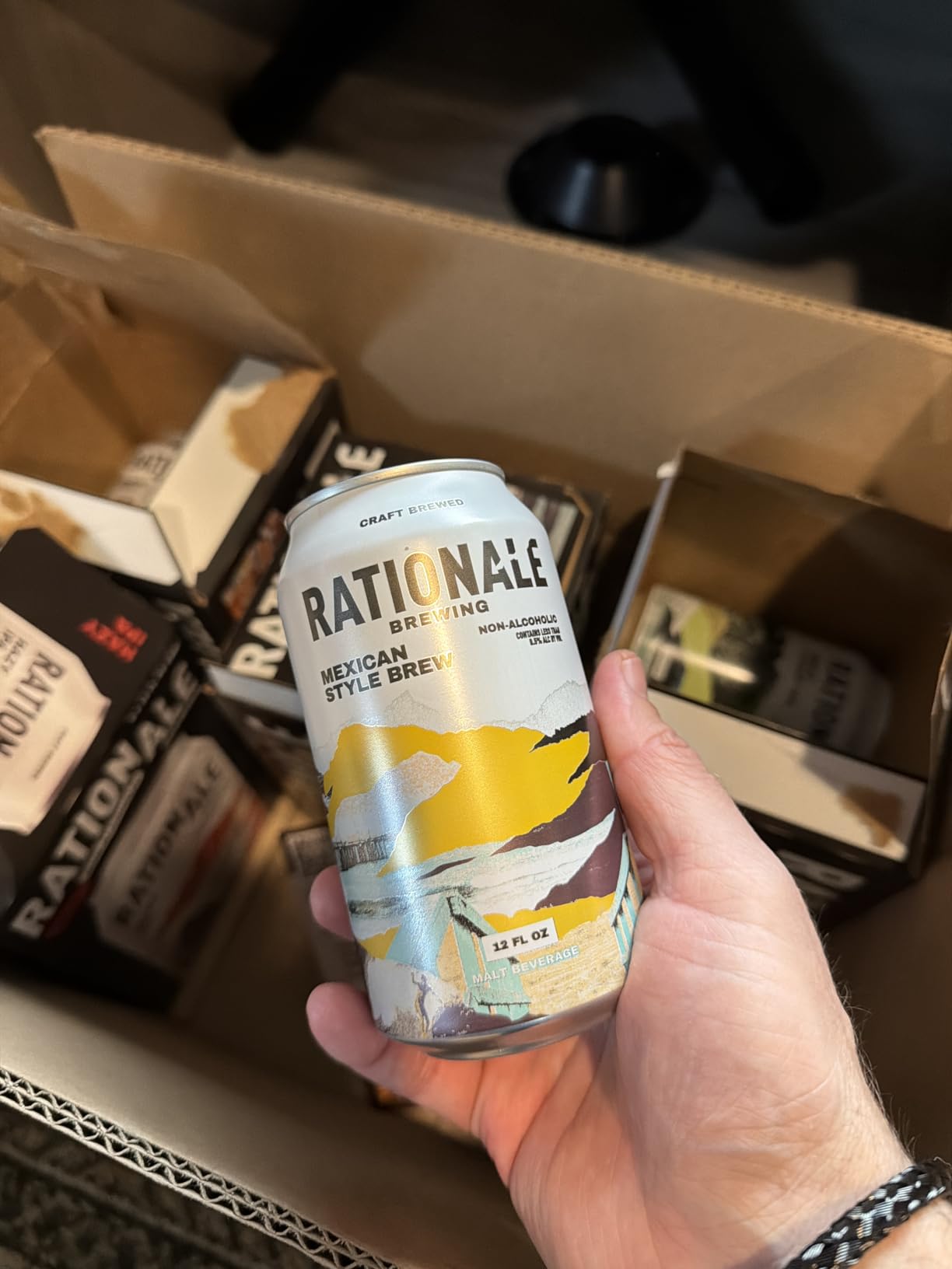 Rationale Non-Alcoholic Variety Pack - 4 Styles - 12 Pack 12oz Cans | Award-winning Japanese, Mexican, Kolsch & West Coast IPA Craft Na Beers In One Pack, Low Calorie, Zero-alcohol customer photo 1