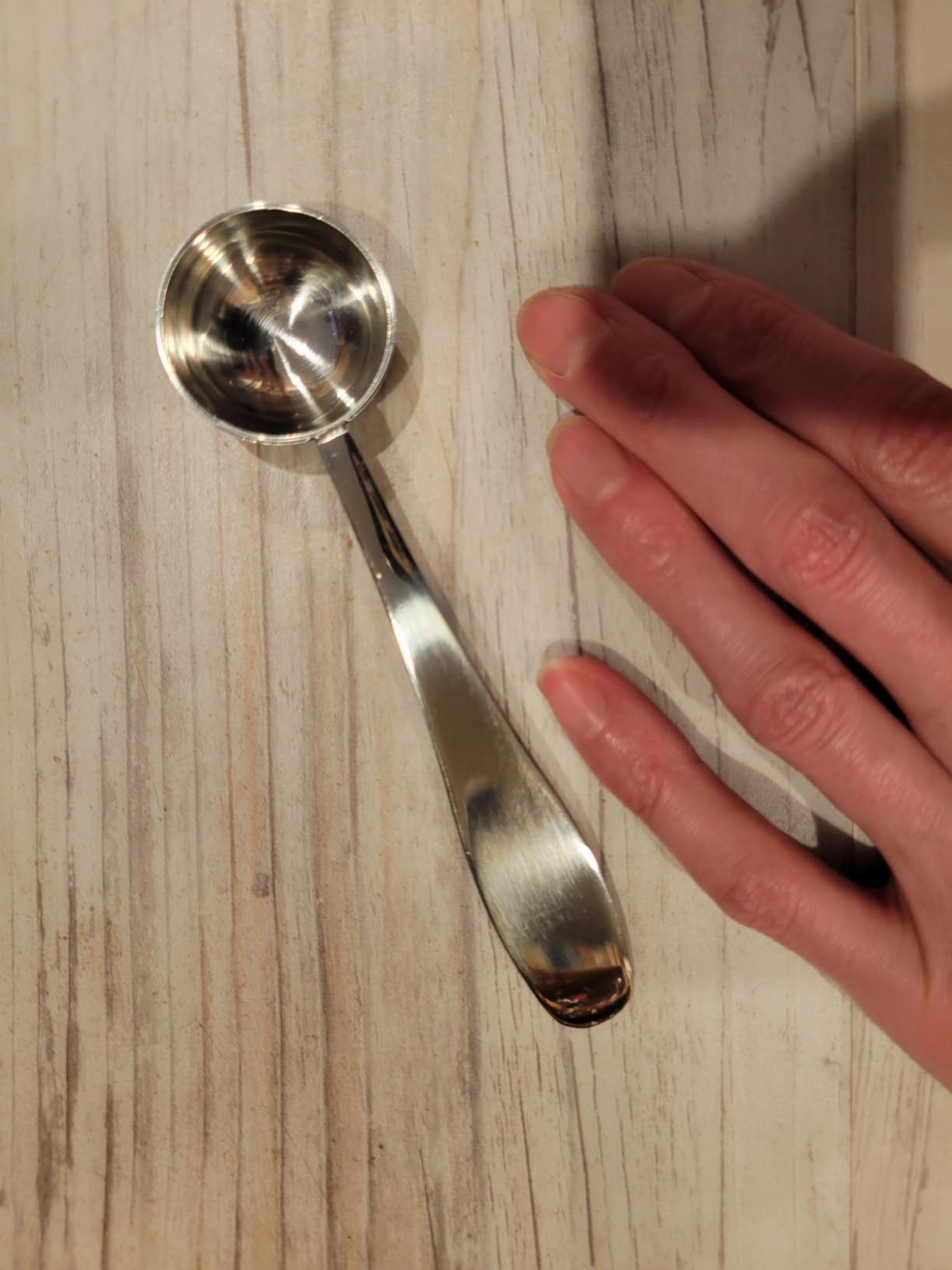 Perfect Measure Loose Leaf Tea Spoon - Premium 18/8 Stainless Steel Tea Scoop for All Tea Types - Connoisseur's Choice customer photo 2