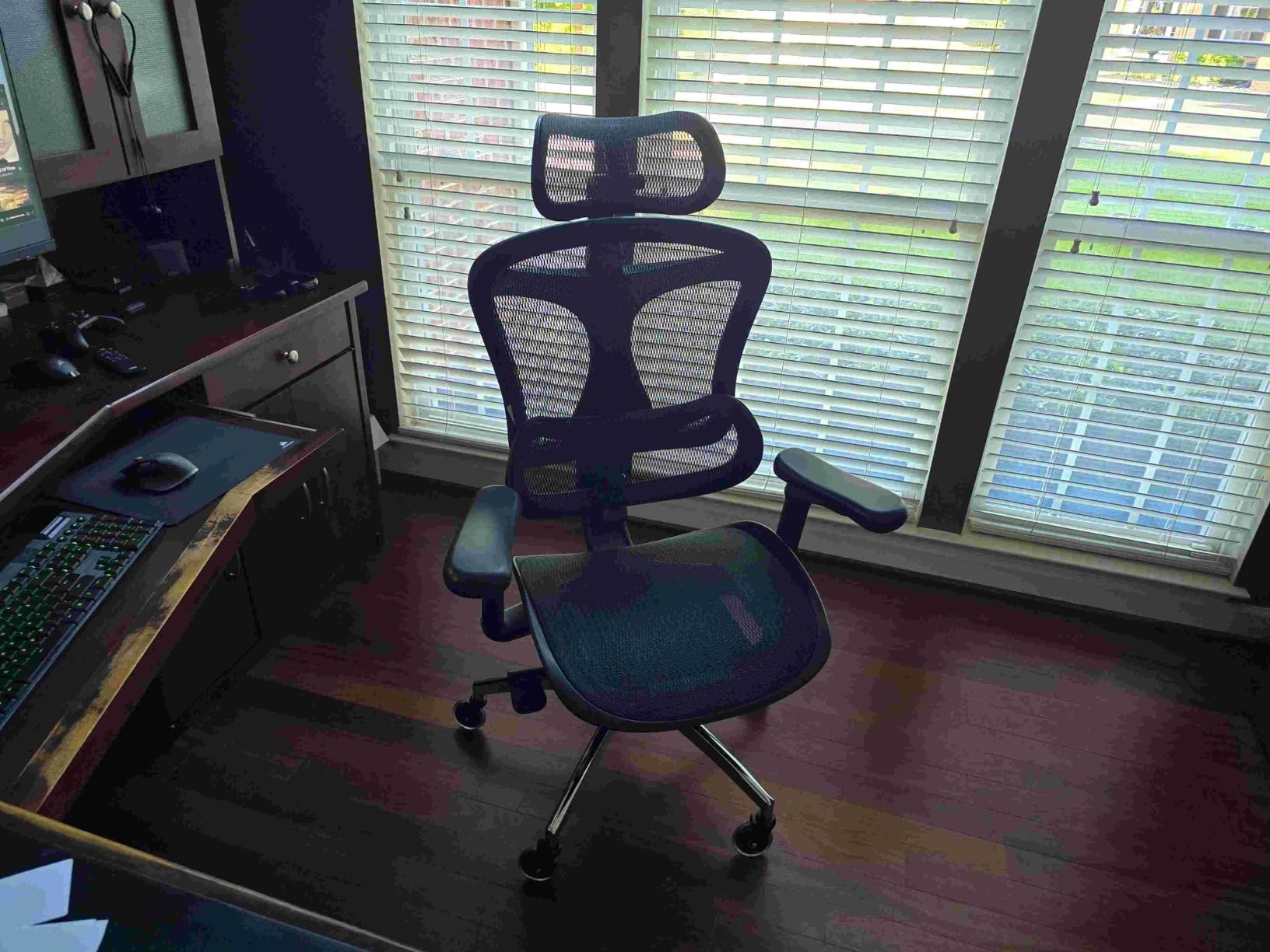 SIHOO Doro C300 Ergonomic Office Chair with Ultra Soft 3D Armrests | Dynamic Lumbar Support for Home Office Chair, Adjustable Backrest Desk Chair, Swivel Big & Tall Computer Chair, Grey customer photo 2