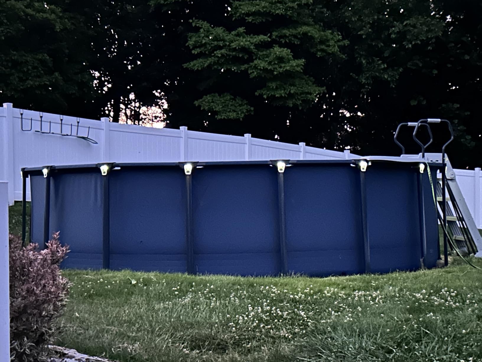 INTEX UltraLuxe 24ft x 52in Round Above Ground Pool Set, Smart WiFi Enabled | 28843EH - 2650 GPH Sand Filter Pump, Saltwater System, Pool Water Analyzer & Skimmer - Premium Retractable Ladder customer photo 2
