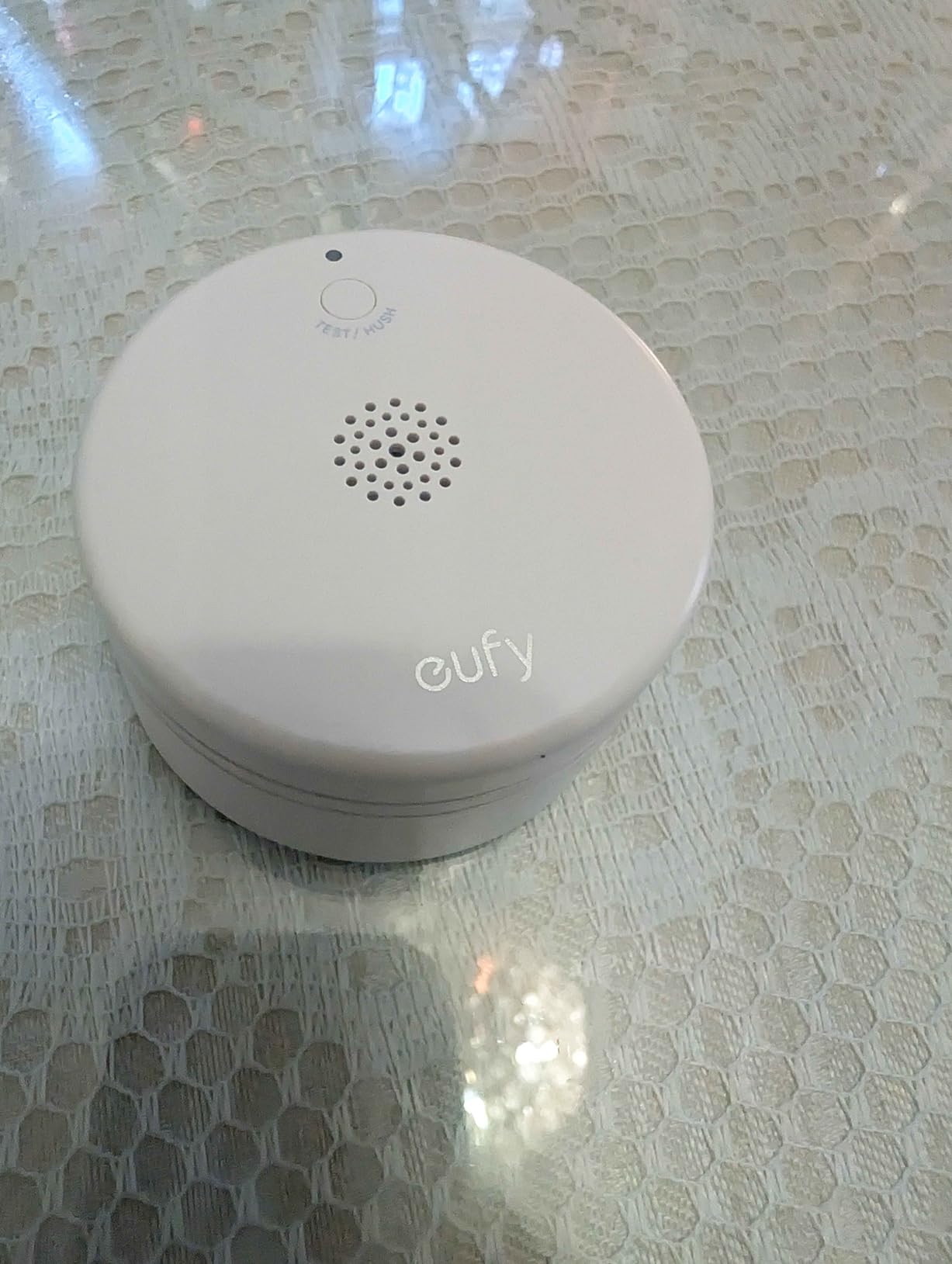 eufy Security Smoke Alarm E10, Smoke Detector, Ultra-Compact 70 mm Design | 5-Year Battery, App Alerts Away from Home, Loud Siren, Fewer False Alerts with UL 217 Compliance, Requires eufy HomeBase customer photo 2