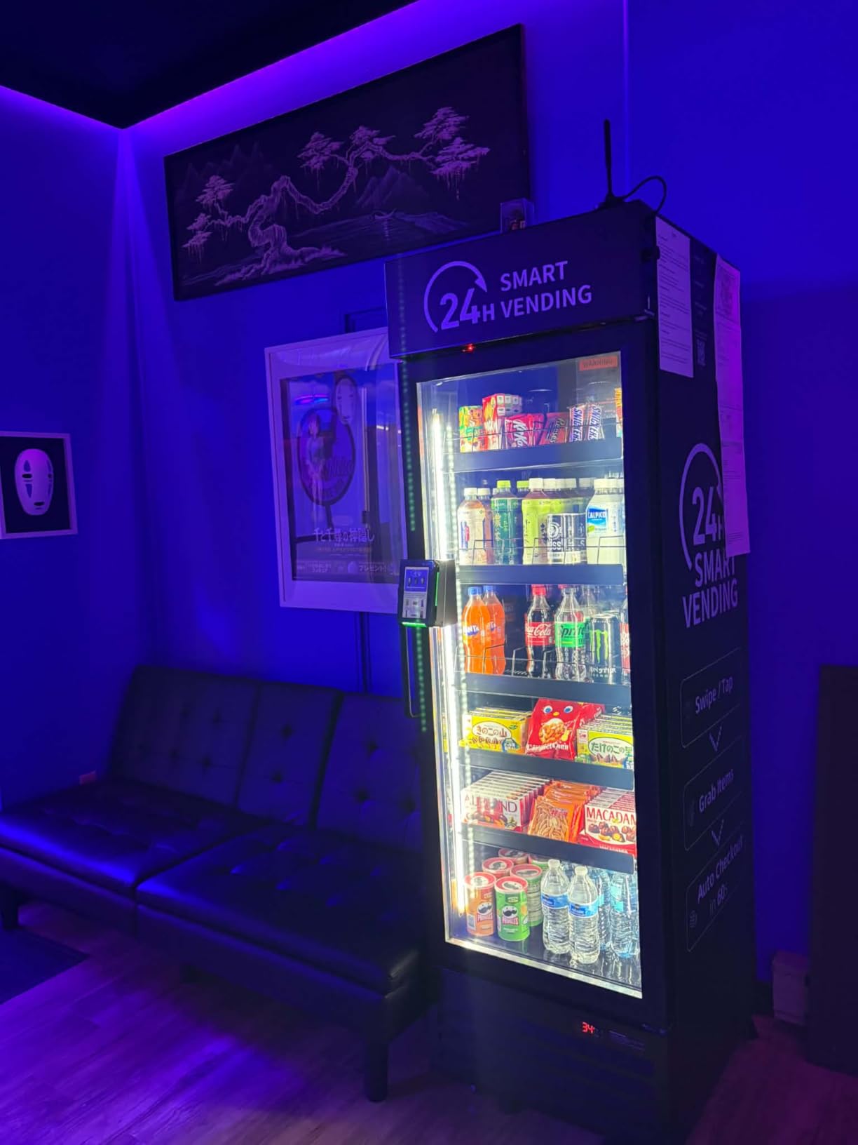 HAHA Smart Vending Machine, Commercial Refrigerated & Freezer Vending Machine with Touch Card Reader, Cashless Self-Service for Ice Cream, Frozen Food, Drinks customer photo 2