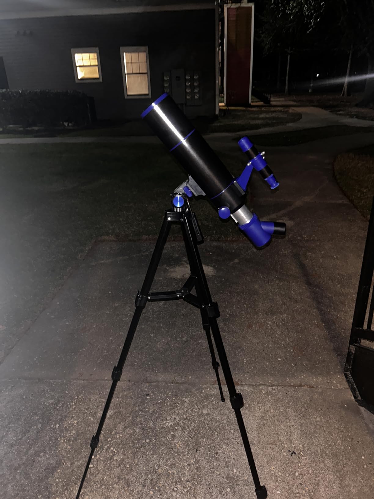 Hawkko 80mm Aperture 500mm Telescope for Kids 8-12 & Adults Beginners | Astronomical Refractor Telescope Kit for Beginners with Decorate Stickers, AZ Tripod, Phone Adapter customer photo 1