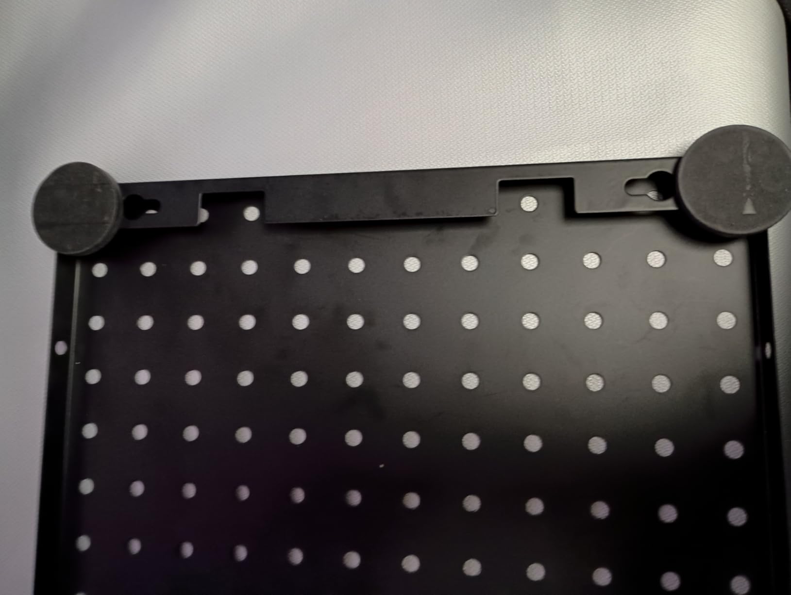 Heavy Duty Peg Board, 4 Pack Metal Pegboard Panels with 50 Hooks | Black Pegboard Organizer - Heavy Duty Wall Mount Storage System for Garage Tools, Workbench, Office & Home Organization customer photo 2