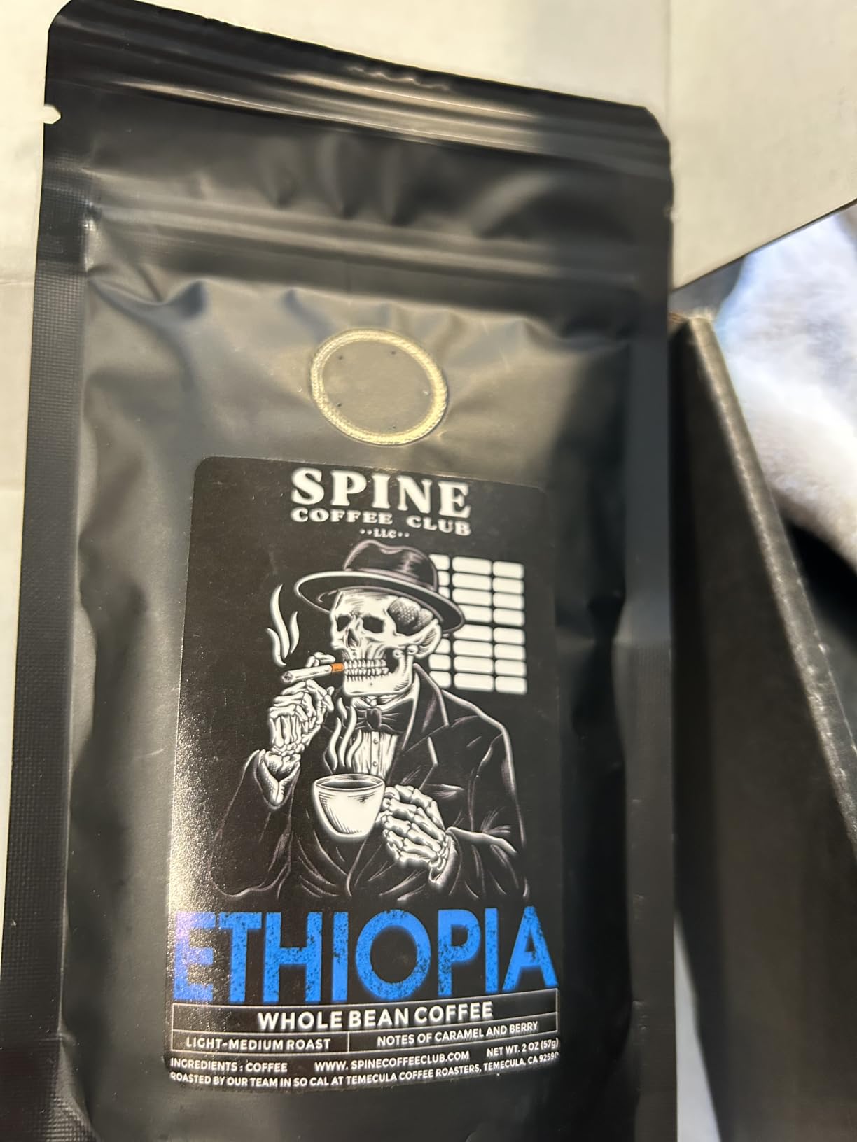 Spine Coffee Club LLC 4-Pack Gourmet Coffee Sampler Gift Box Set with Ethiopia, Sumatra, Guatemala, Kenya Single Origin Selection - Whole Bean customer photo 1