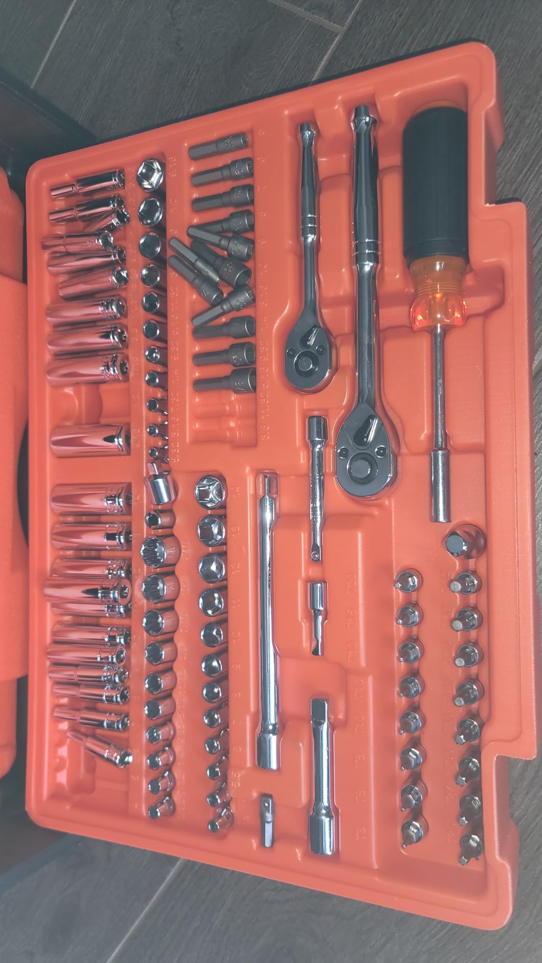 VEVOR Mechanics Tool Set and Socket Set, 450 PCS, 1/4
