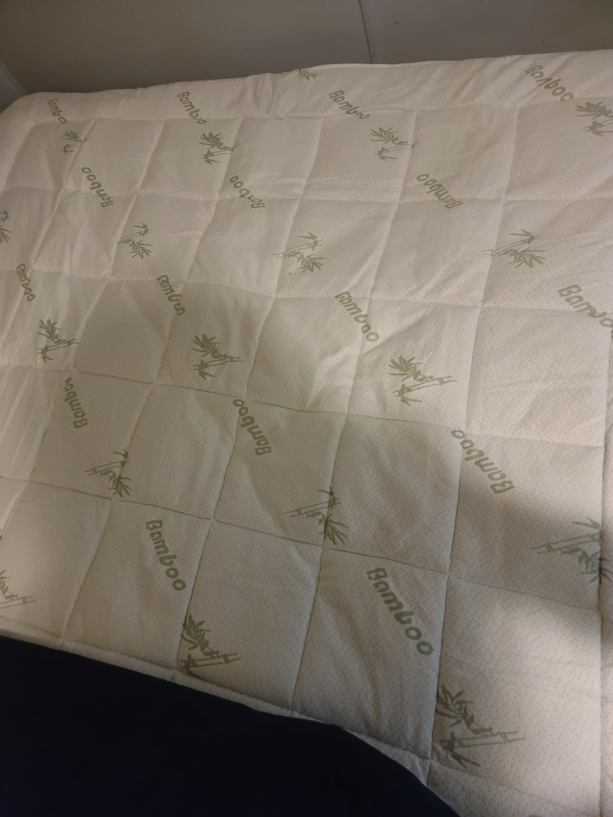 Cooling Mattress Topper Queen - Extra Soft Pillow Top Mattress Pad, Breathable Viscose Made from Bamboo Mattress Protector for Back Pain Relief, Deep Pocket Cover Fits 8-21 Inch customer photo 1
