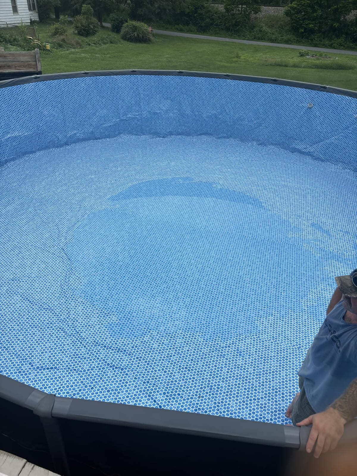 INTEX Ultra XTR 18ft x 52in Round Above Ground Swimming Pool Set w/Pump | 26329EP - 2100 GPH Sand Filter Pump, Ladder, Pool Cover & Ground Cloth Included - Strong Galvanized Steel Frame customer photo 2