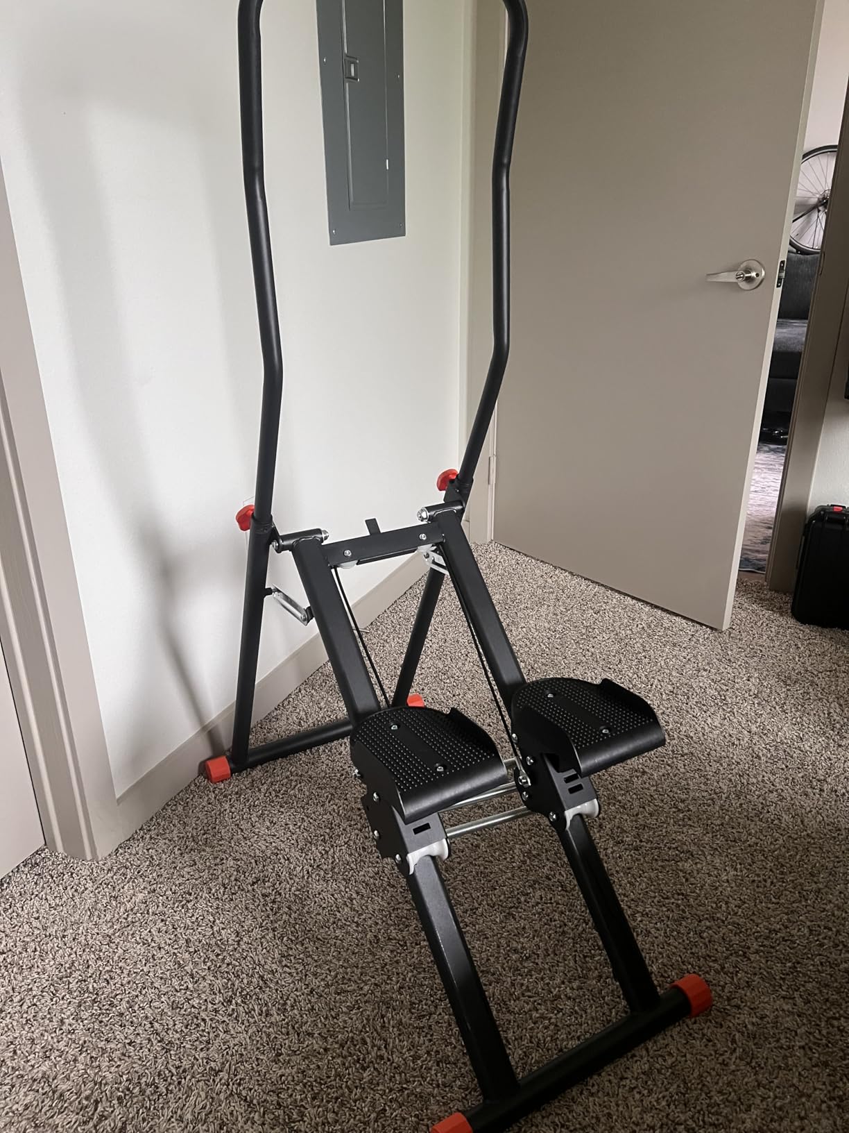 EPHESPORT Stair Stepper for Home with 3-Level High-Tension Resistance | Foldable Design, 2.0 Stair Climber With Height-Adjustable Handlebar, Non-Slip Wide Pedals, Leg Glutes & Full-Body Cardio customer photo 1