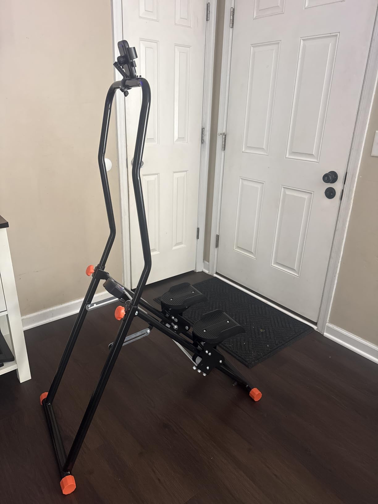 EPHESPORT Stair Stepper for Home with 3-Level High-Tension Resistance | Foldable Design, 2.0 Stair Climber With Height-Adjustable Handlebar, Non-Slip Wide Pedals, Leg Glutes & Full-Body Cardio customer photo 2