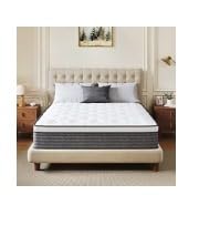 Queen Mattress, 12 Inch Queen Size Hybrid Mattresses in a Box | Medium Feel Foam and Individual Pocket Springs, Fiberglass Free Mattress, Extra Edge Support, Pressure Relief, CertiPUR-US customer photo 1