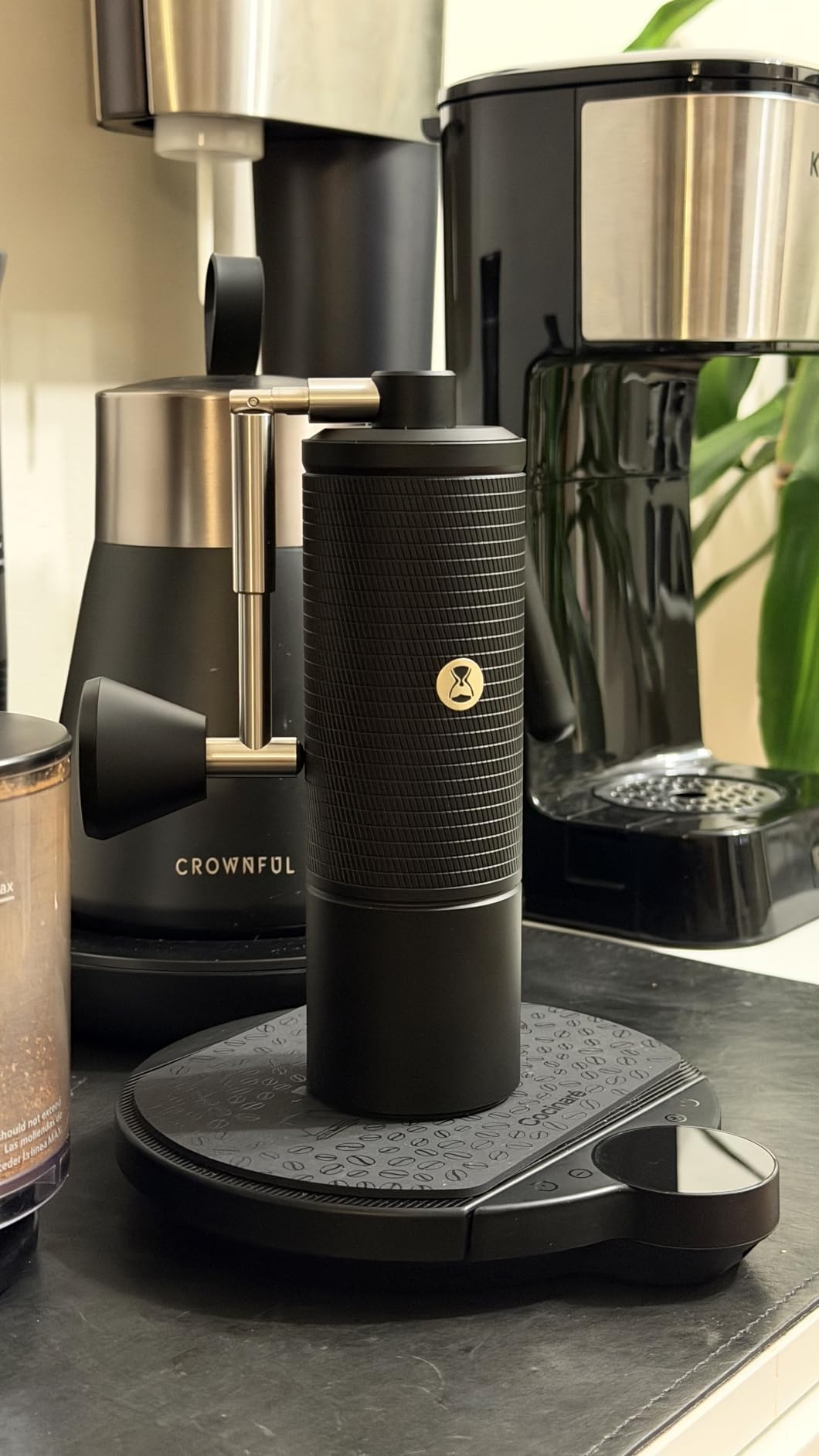 TIMEMORE C5 ESP Pro Manual Coffee Grinder with S2C-042-III Conical Burr, 0.015mm Precision Adjustment, All-Metal Portable Hand Coffee Mill for Espresso/French Press/Pour Over - Black customer photo 1