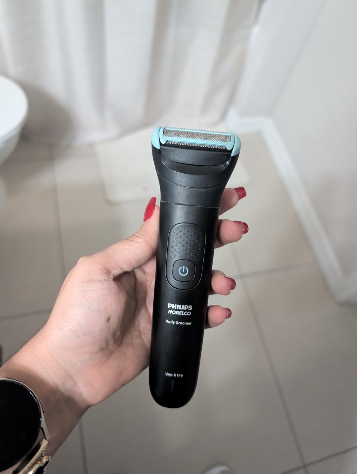 Philips Norelco Body Groomer 5000 Series, Intimate Hair Shaver & Trimmer for Men with Interchangeable & Adjustable Full Body Trim & Shave Heads, 100% Showerproof, BG5490/50 customer photo 1