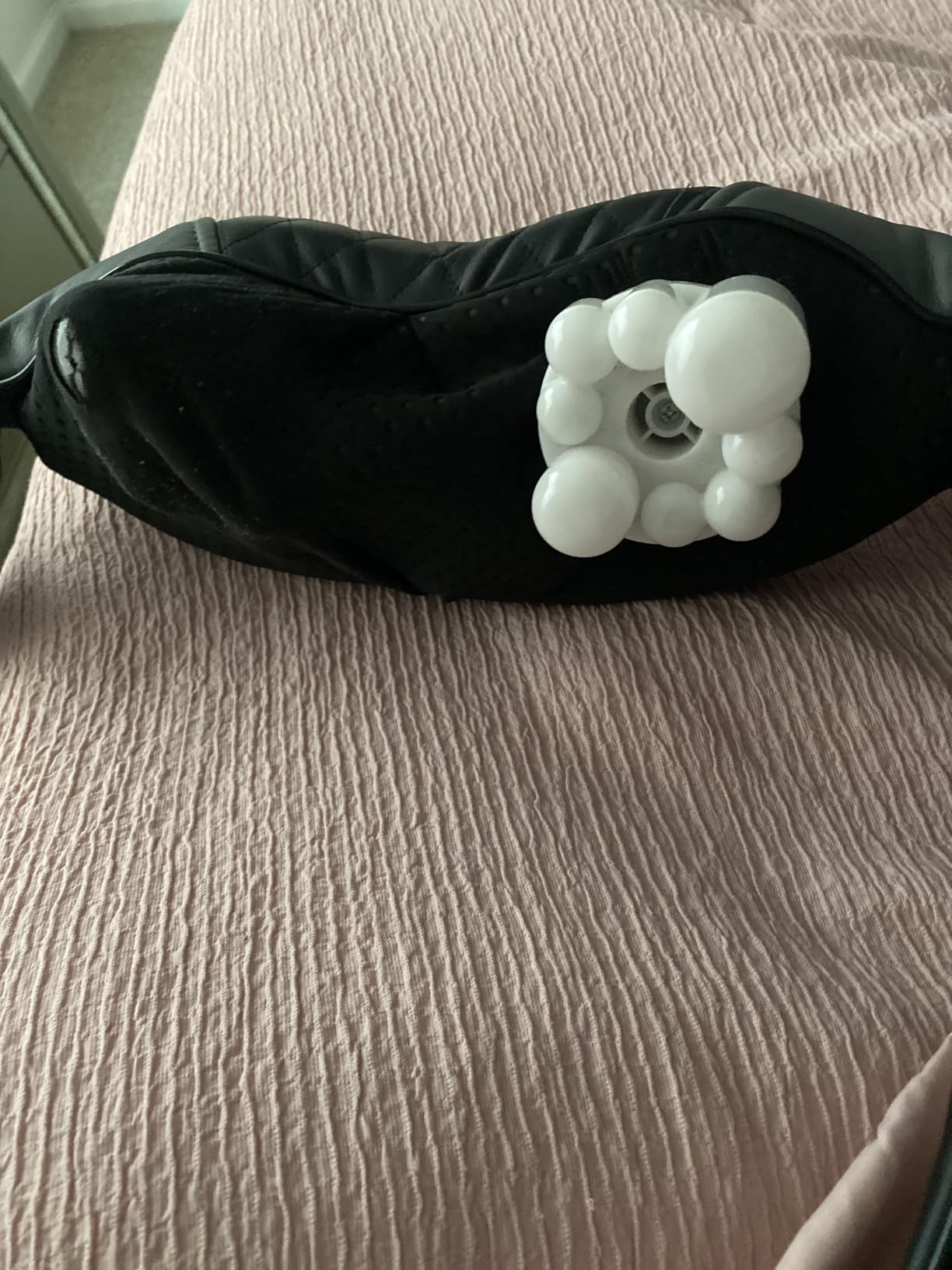 Medcursor Neck Massager - Portable Electric Shiatsu Back Massage Device with Heat, Deep Tissue 3D Kneading Pillow for Muscle Pain Relief, Valentines Day Gifts - Includes Carry Bag (No Battery) customer photo 1