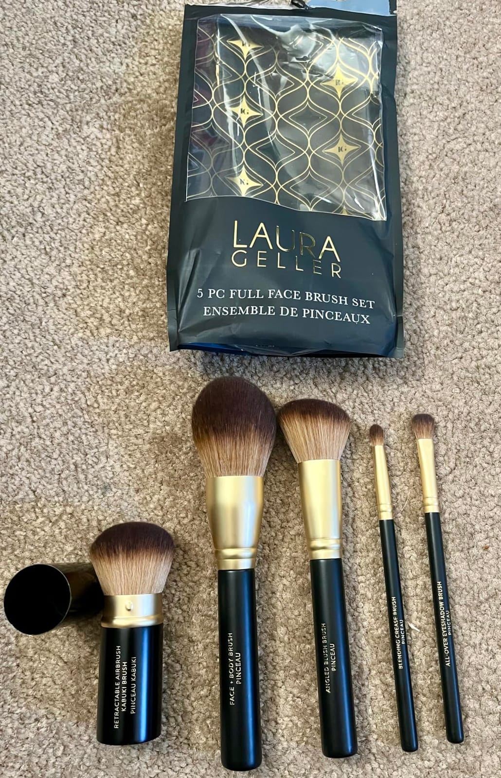 LAURA GELLER Makeup Brushes - Cruelty-Free - 05 Full Face Brush Set 5pc customer photo 1