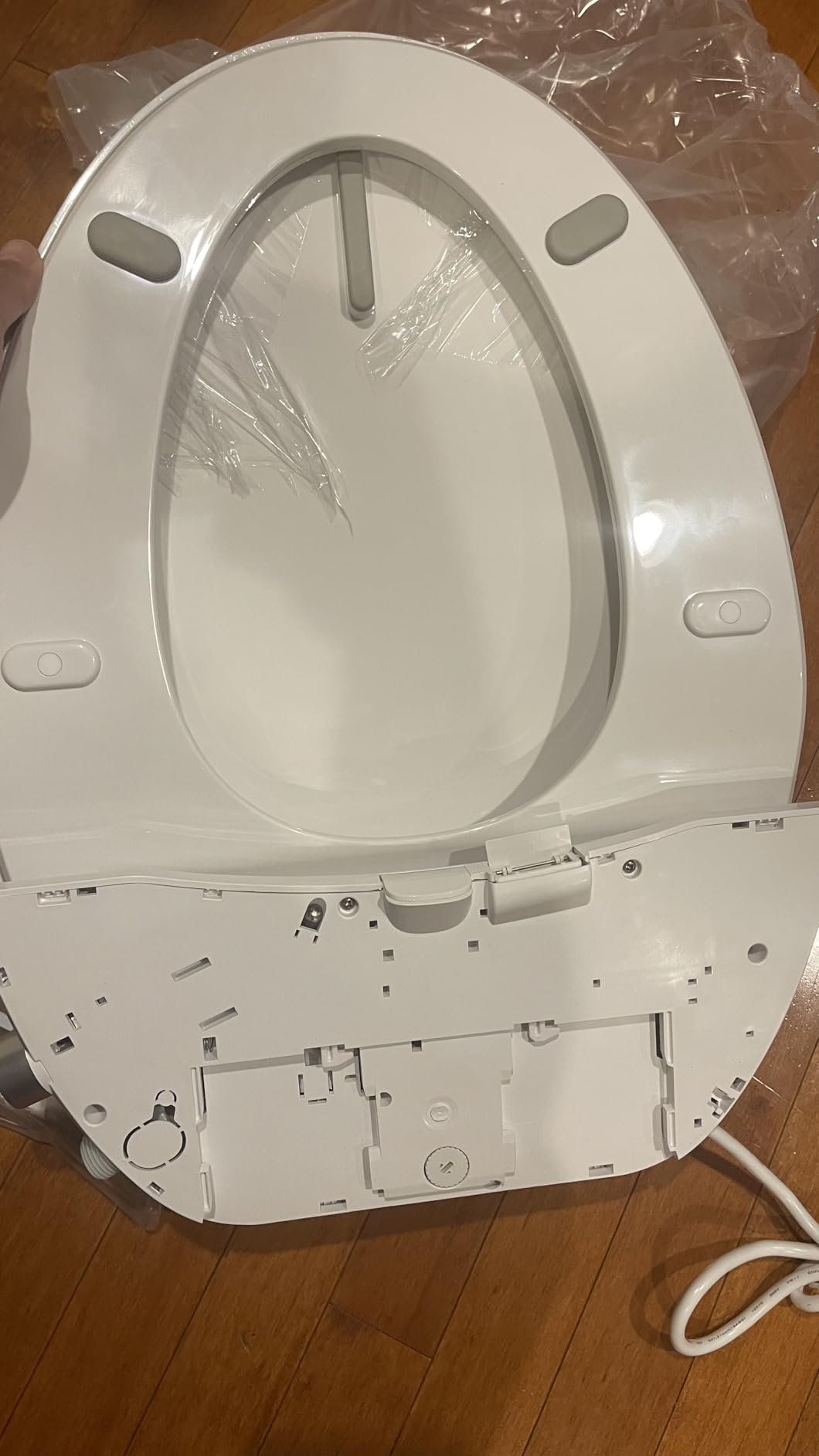 SR SUN RISE Electric Bidet Toilet Seat Elongated - Dual Nozzles, Heated Seat, Air Dryer, 6 Wash Modes, Ultra-Slim customer photo 2