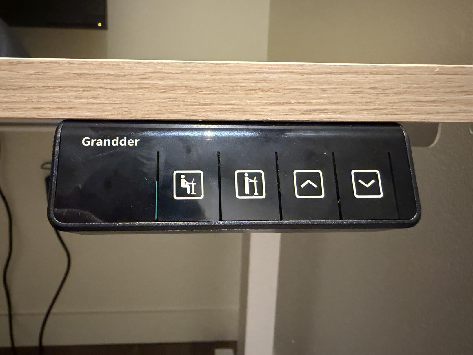 Grandder 55x32 Extra-Deep Electric Standing Desk, Wide Desktop Fits 49