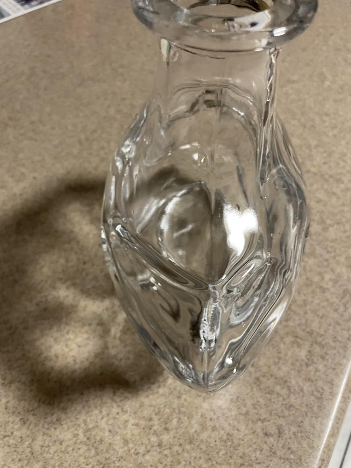 TsukiGlass Storm Japanese Crystal Whisky Decanter, 750ml, Gifts for Men | 100% Ultra Clarity Lead-Free Crystal, Elegant Liquor Carafe, For Whiskey, Scotch, Bourbon & Spirits, Premium Gift for Men customer photo 1