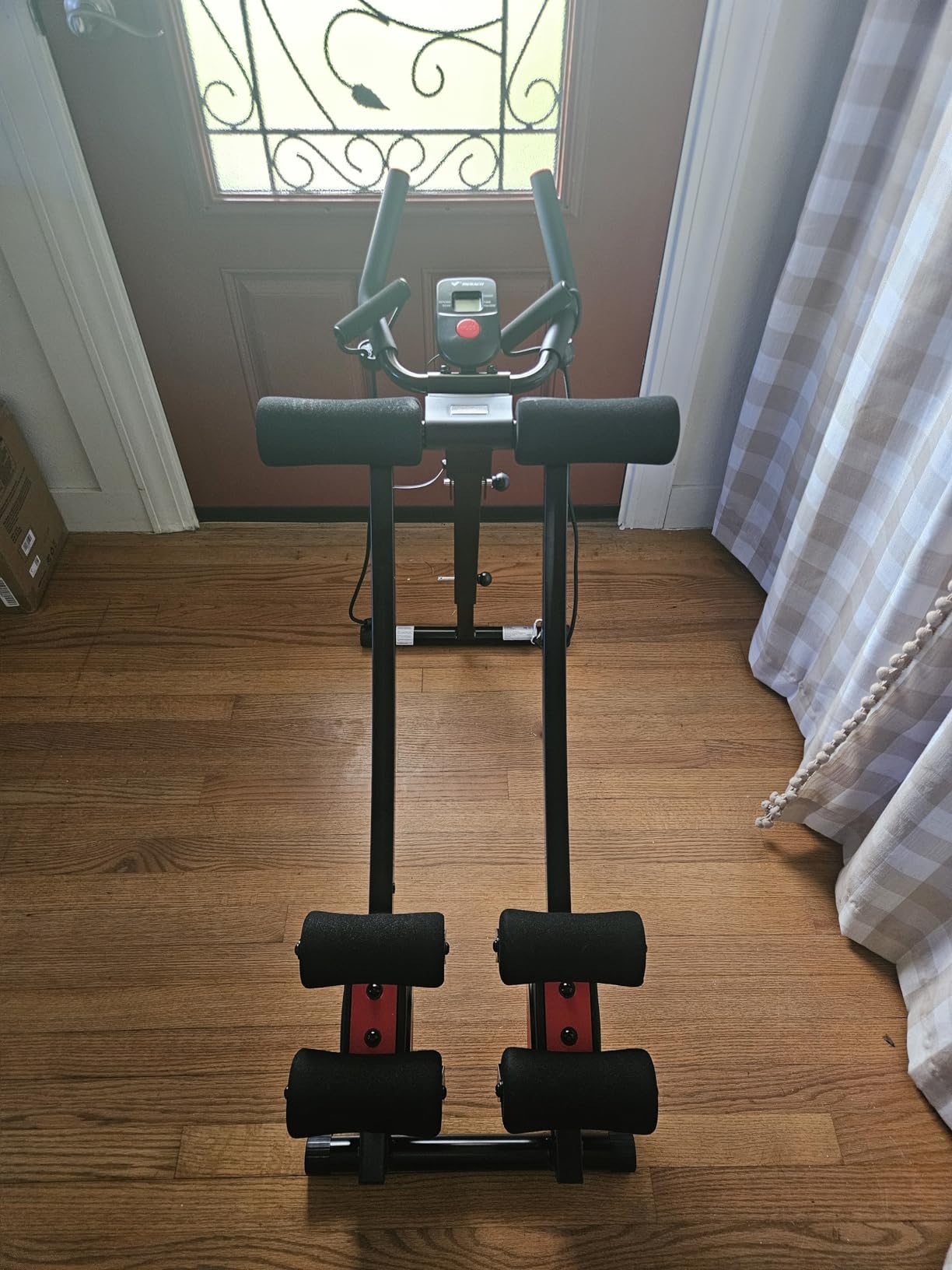 MERACH Ab Machine, Adjustable Ab Trainer Machine | Independent Dual Tracks for Mountain Climber for Home Gym, Foldable for Home Exercise, Load Capacity 440 LBS, Space-Saving customer photo 2