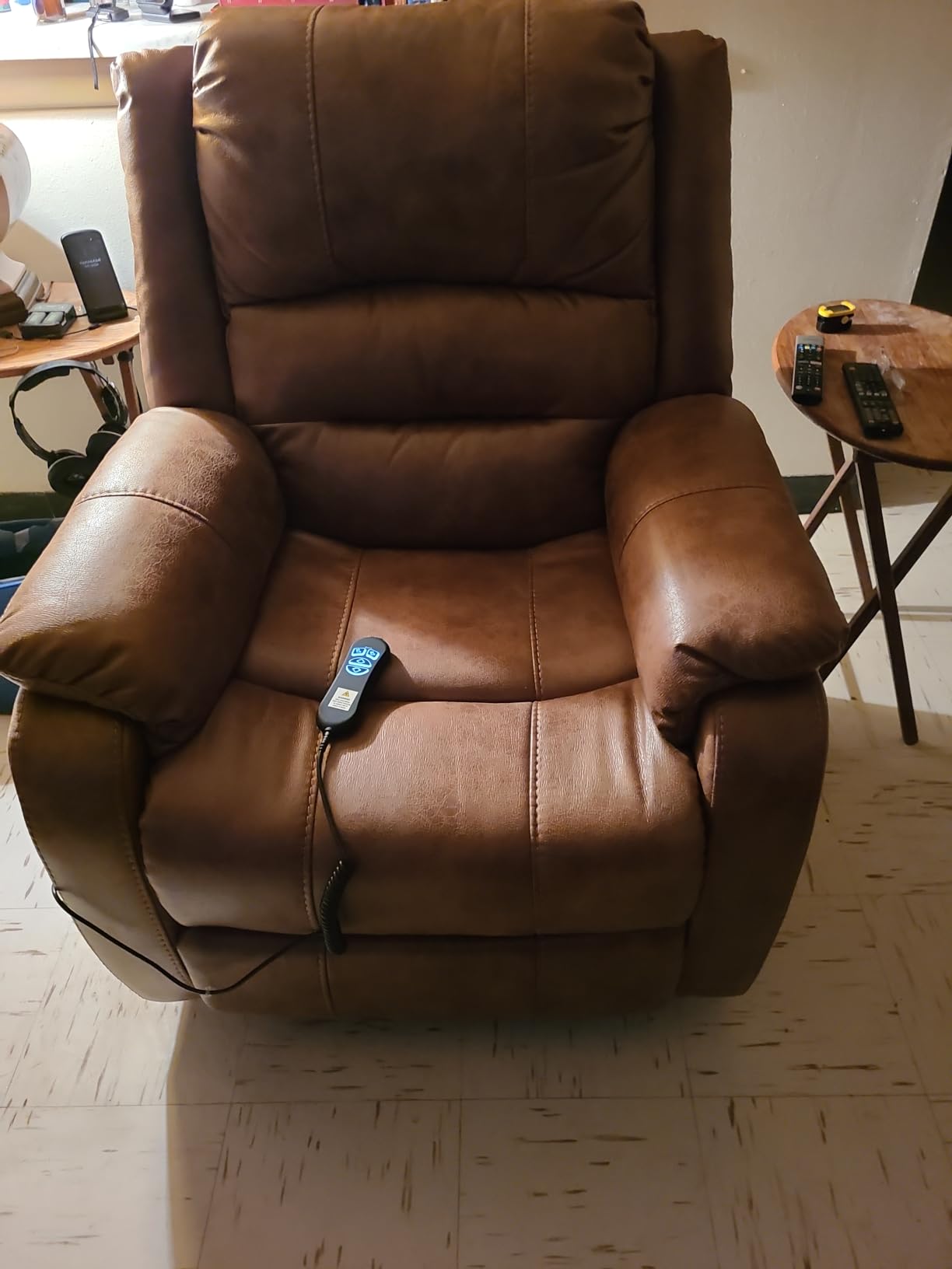 Signature Design by Ashley Power Lift Recliner with Heat and Massage | Zero gravity mechanism, 4-zone air massage and heat, Next-Gen Durapella performance fabric, 4Z-Relax Retreat Series customer photo 1