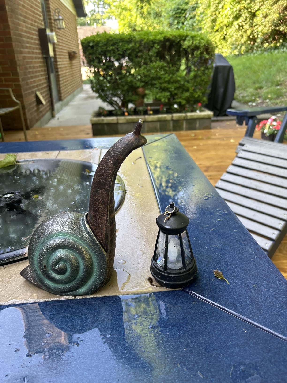 Solar Garden Snail Statue,Lawn Decor Statue for Patio, Balcony, Yard Ornament - Mothers Day Gifts for Mom Grandma Women customer photo 1