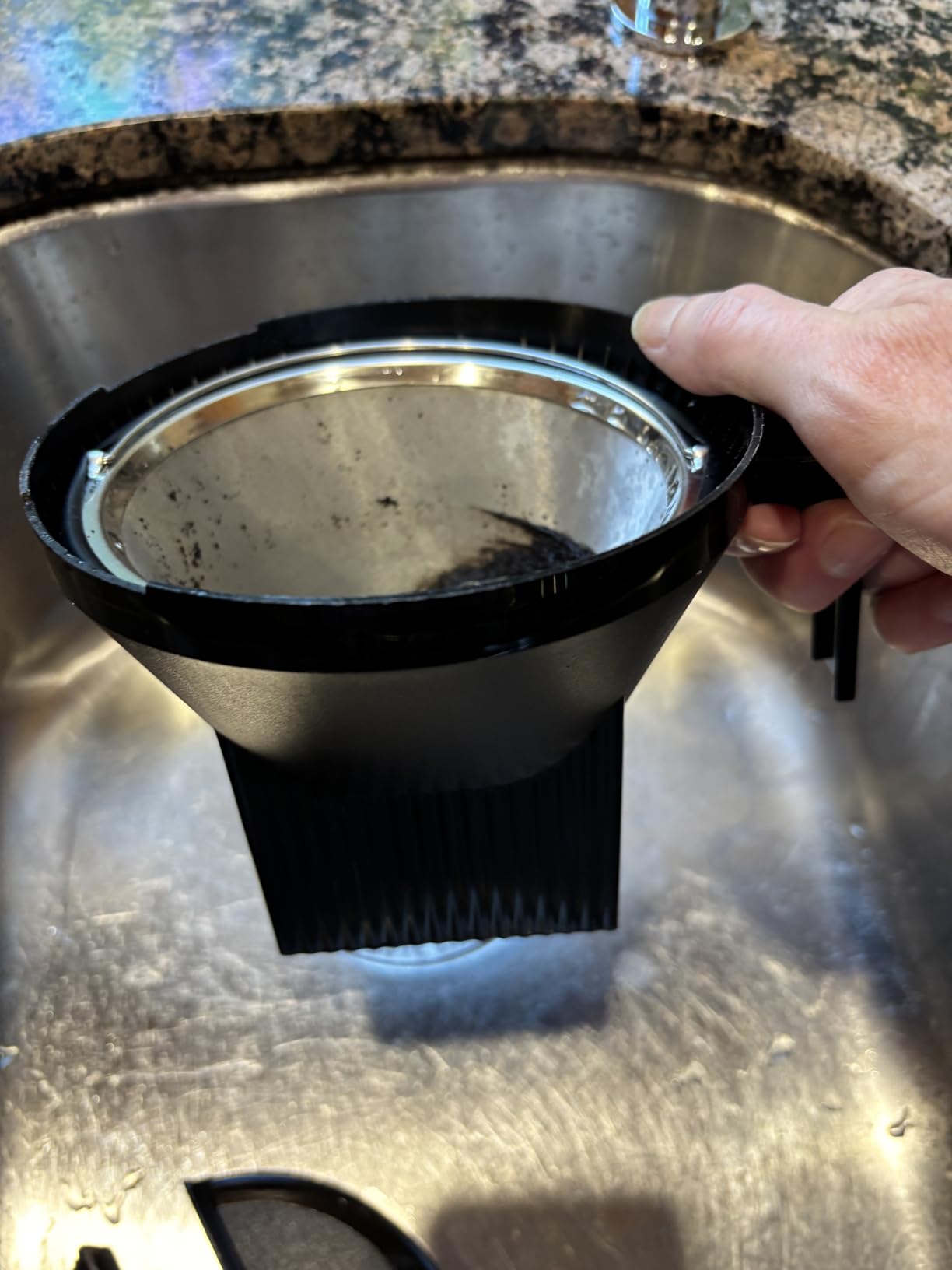 Reusable #4 Coffee Filter for Technivorm Moccamaster KBGV, KBT Coffee Maker | Durable 304 Stainless Steel Permanent Metal Filter, Paperless Mesh Cone Basket for Drip Coffee Machines, Zero Waste Brewing customer photo 2