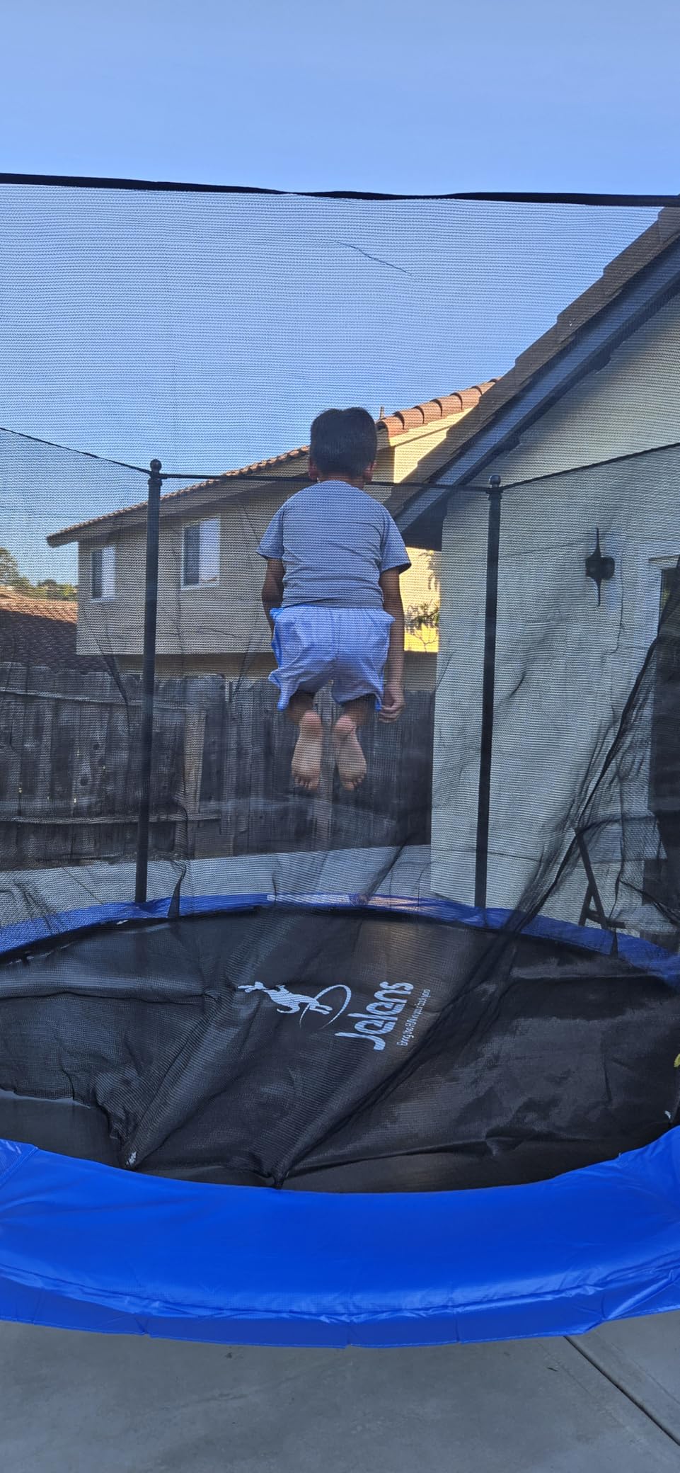 Trampoline 8FT 10FT 12FT 14FT 15FT, Outdoor Trampolines with Enclosure Net, Recreational Anti-Rust Trampolines for Kids and Adults, ASTM Approved customer photo 2