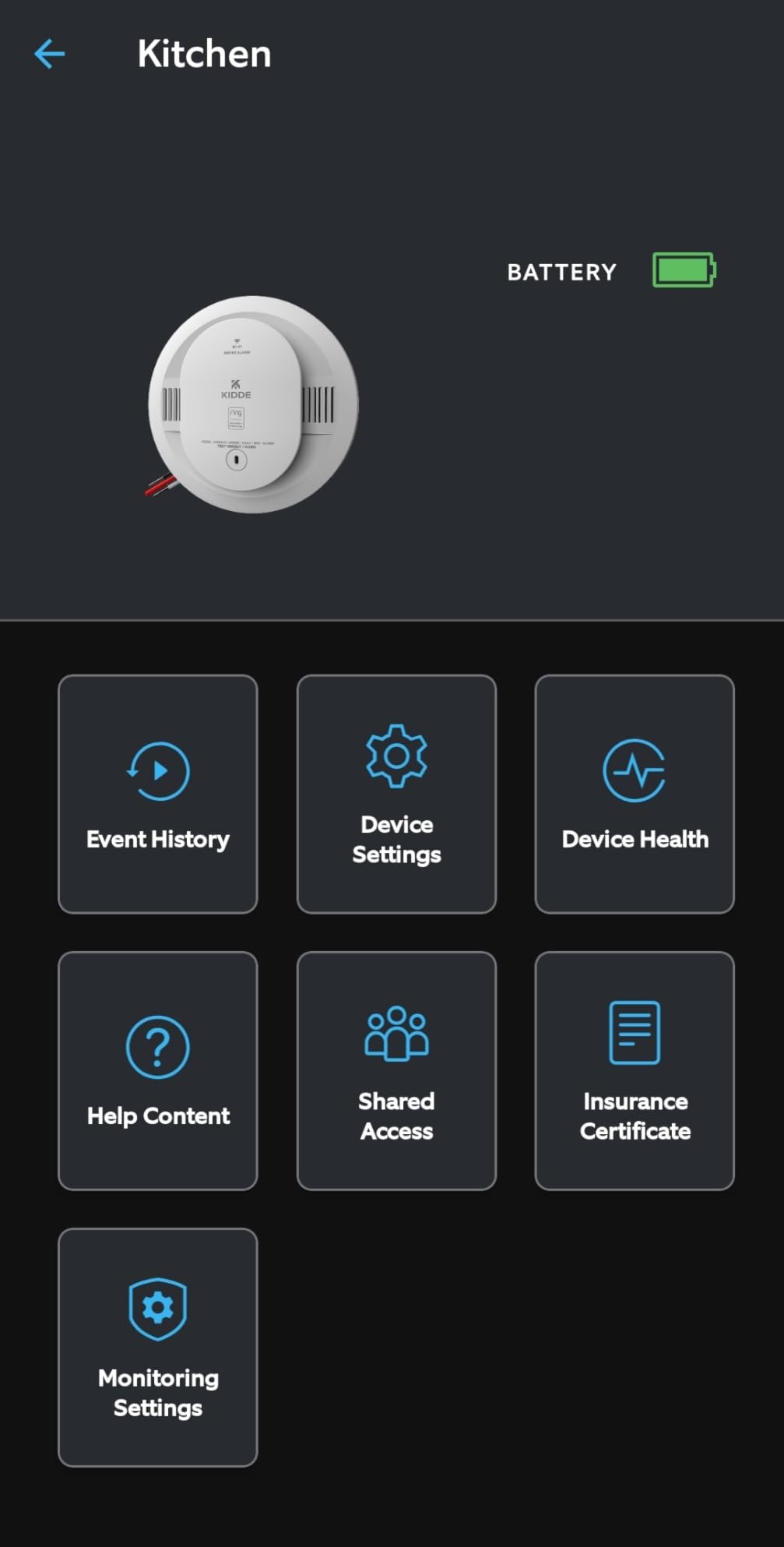 Kidde Smart Smoke Detector with Ring, AA Battery, RGSDR-RW customer photo 2