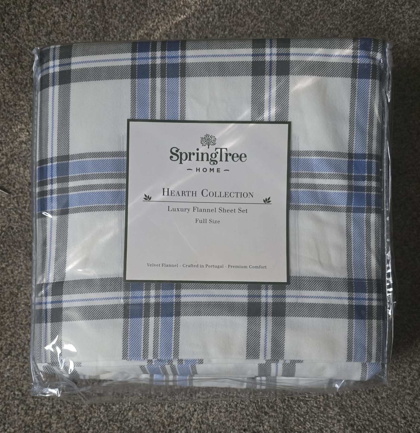 Luxury Portuguese Flannel Sheets | 100% Cotton | Queen Size Flannel | Grey | Ultra-Soft, Warm & Breathable Sheet Set | Deep Pocket, Durable & Cozy Winter Sheet Set | 100% Portuguese Cotton customer photo 2