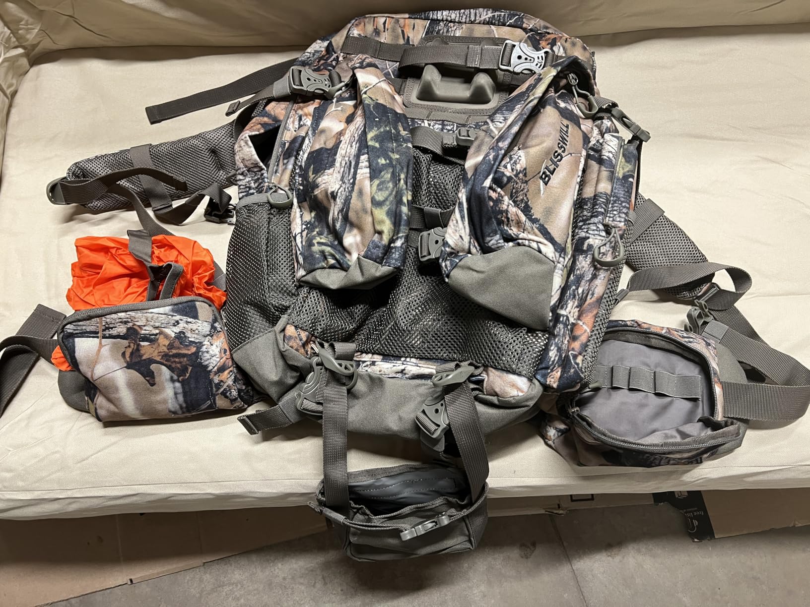 BLISSWILL Upgraded Hunting Backpack For men for Deer and Elk Hunting bag | Shooting Rest, Silent Fabric, Padded Weapon Compartment for Bow Rifle, Rain Cover, Waterproof, Versatile and roomy, Hunting gifts customer photo 1