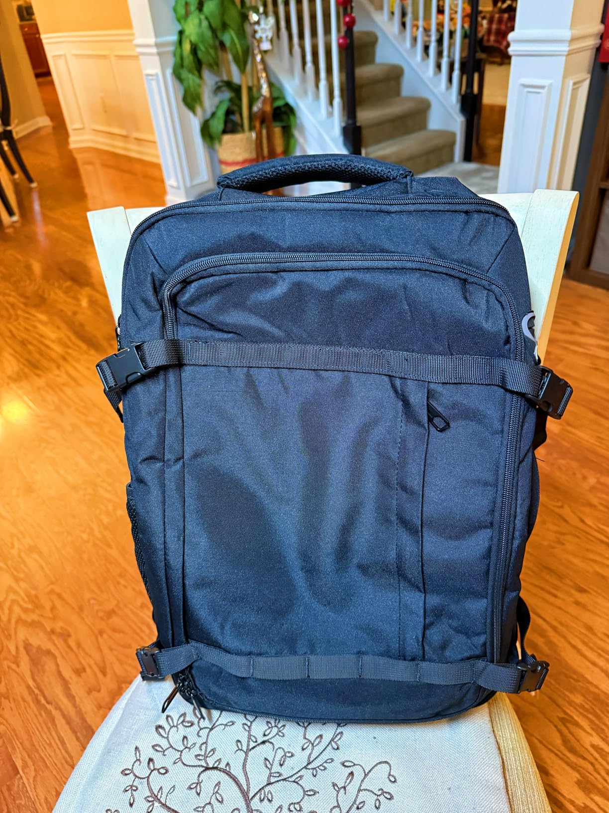 Travel Backpack with Lifetime Warranty, Expandable Carry on Backpack, Black customer photo 2