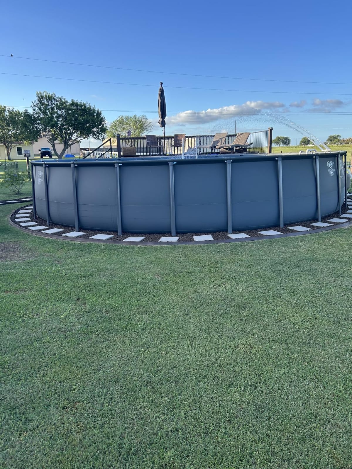INTEX Ultra XTR 26 ft x 52 in Above Ground Pool Set, Round Swimming Pool with Steel Frame, 2800 GPH Sand Filter Pump, Ladder, Cover, & Ground Cloth customer photo 1