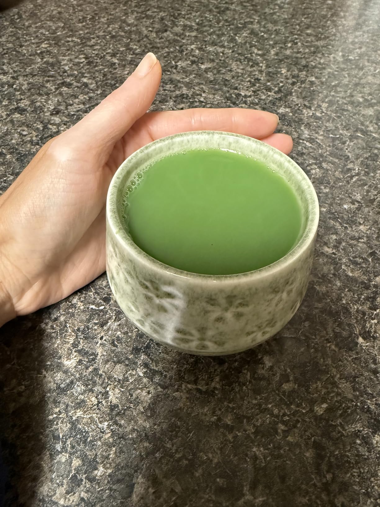 Buucup Japanese Tea Cups Set of 2, Ceramic Matcha Cups 240ml Pink | Cherry blossom design ceramic cups for matcha, green tea and coffee. Japanese-style mugs with an elegant look for daily use. customer photo 1