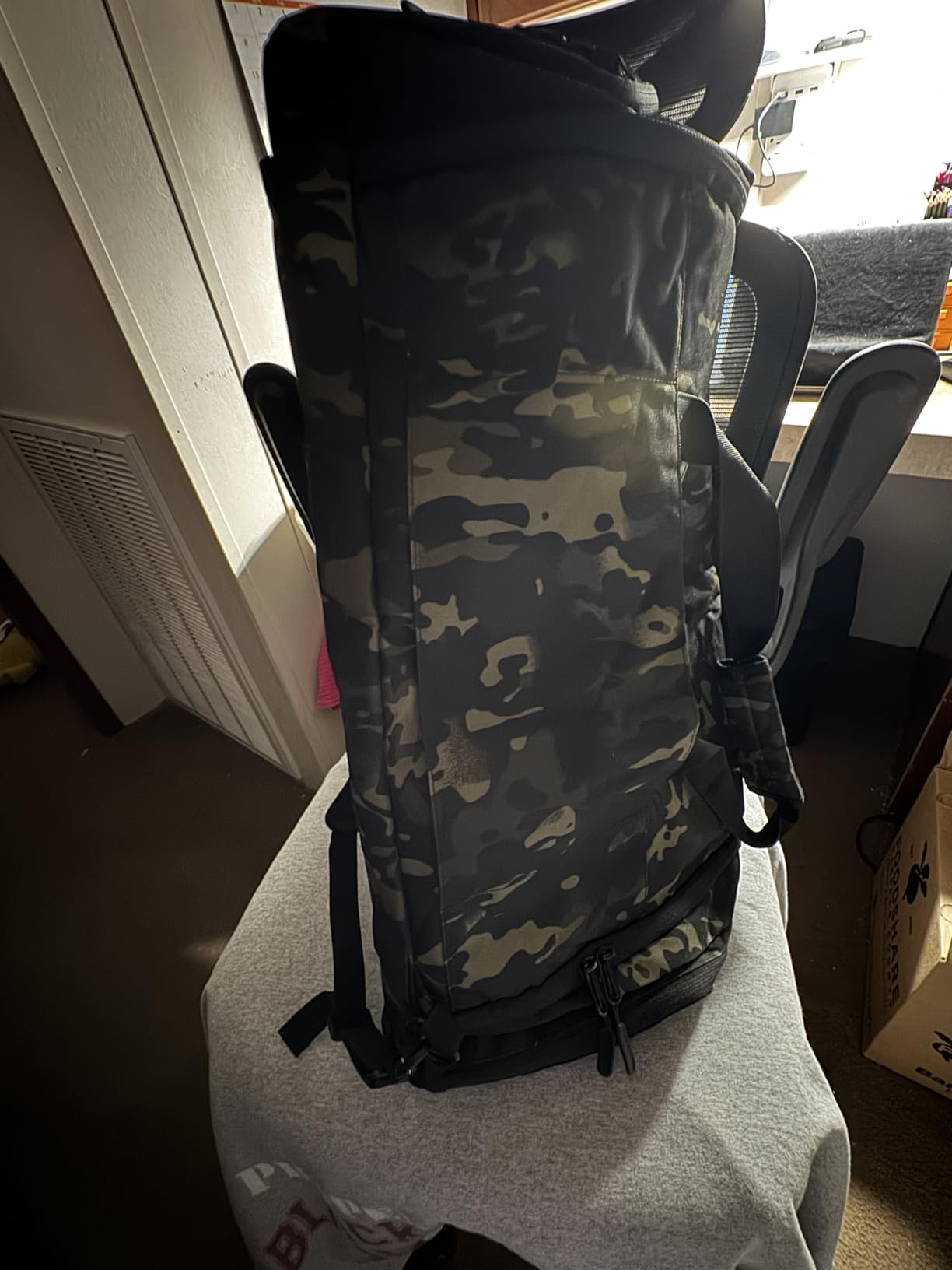 50L Tactical Duffle Bag for Men, 3-in-1 Gym Duffle and Backpack, Shoe Compartment, Laptop Sleeve and MOLLE, Carry-On Travel Weekender and Overnight Bag customer photo 1