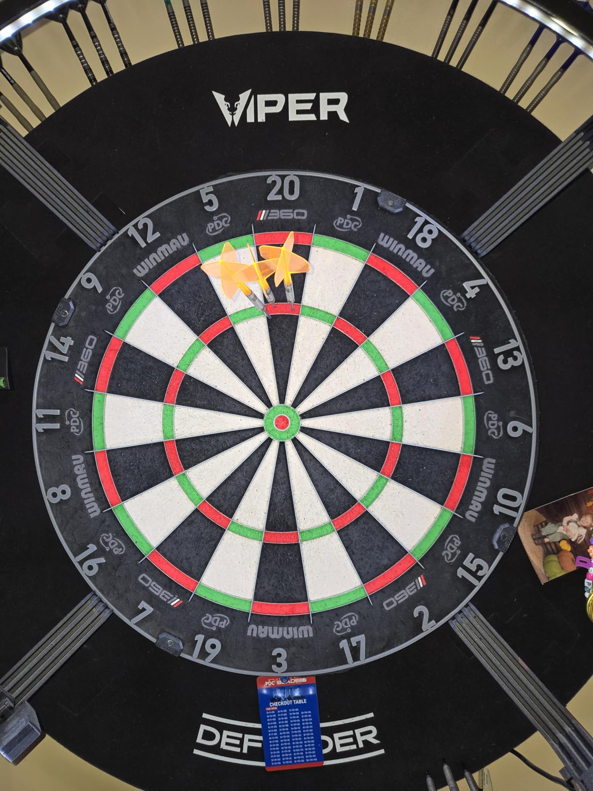 WINMAU Blade 360 Dartboard - PDC Professional Board - Full Rotation System | Triple Core Technology customer photo 1