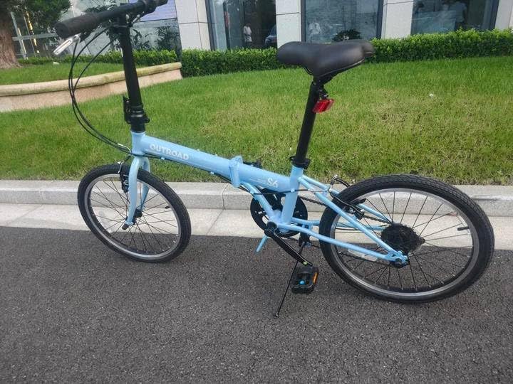 Max4out 20 inch Folding Bike, 7 Speed Lightweight City Commuter, Foldable Bike for Adults with Aluminum Frame Step Through Collapsible Bike for Women Men Seniors customer photo 1