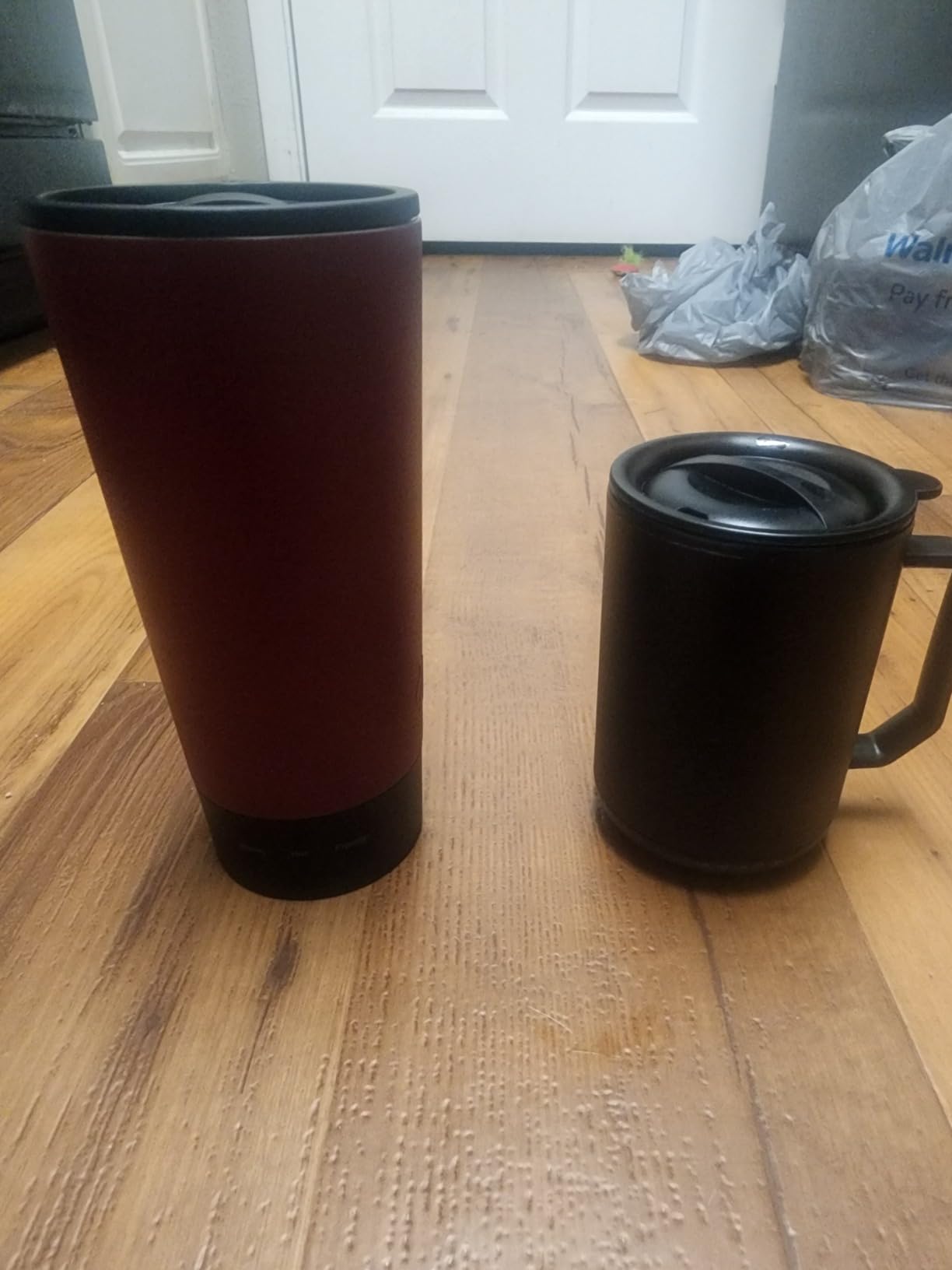 Nextmug Go - Temperature-Controlled, Self-Heating Travel Mug (Black - 16 oz.) customer photo 1