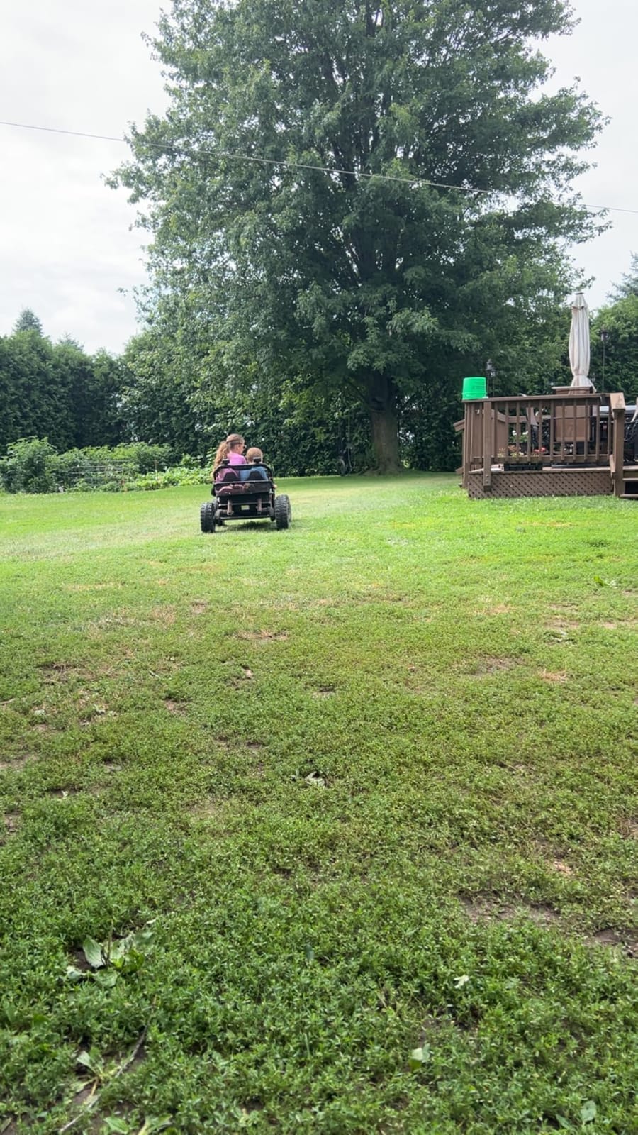 First Ride On 36V Kids Ride On UTV, 2-Seater 400W Electric Car for Kids 6+, 5-8 MPH Speed, Bluetooth Music, Off-Road Vehicle (Black Camo) customer photo 1