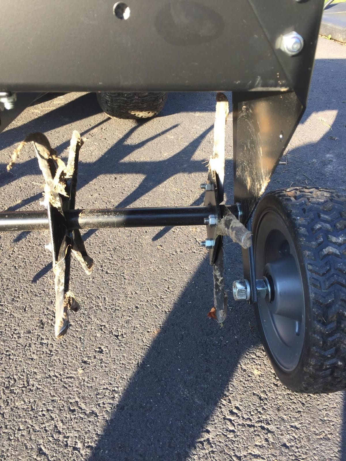 Brinly Tow Behind Plug Aerator with Universal Hitch, 40-Inch customer photo 1
