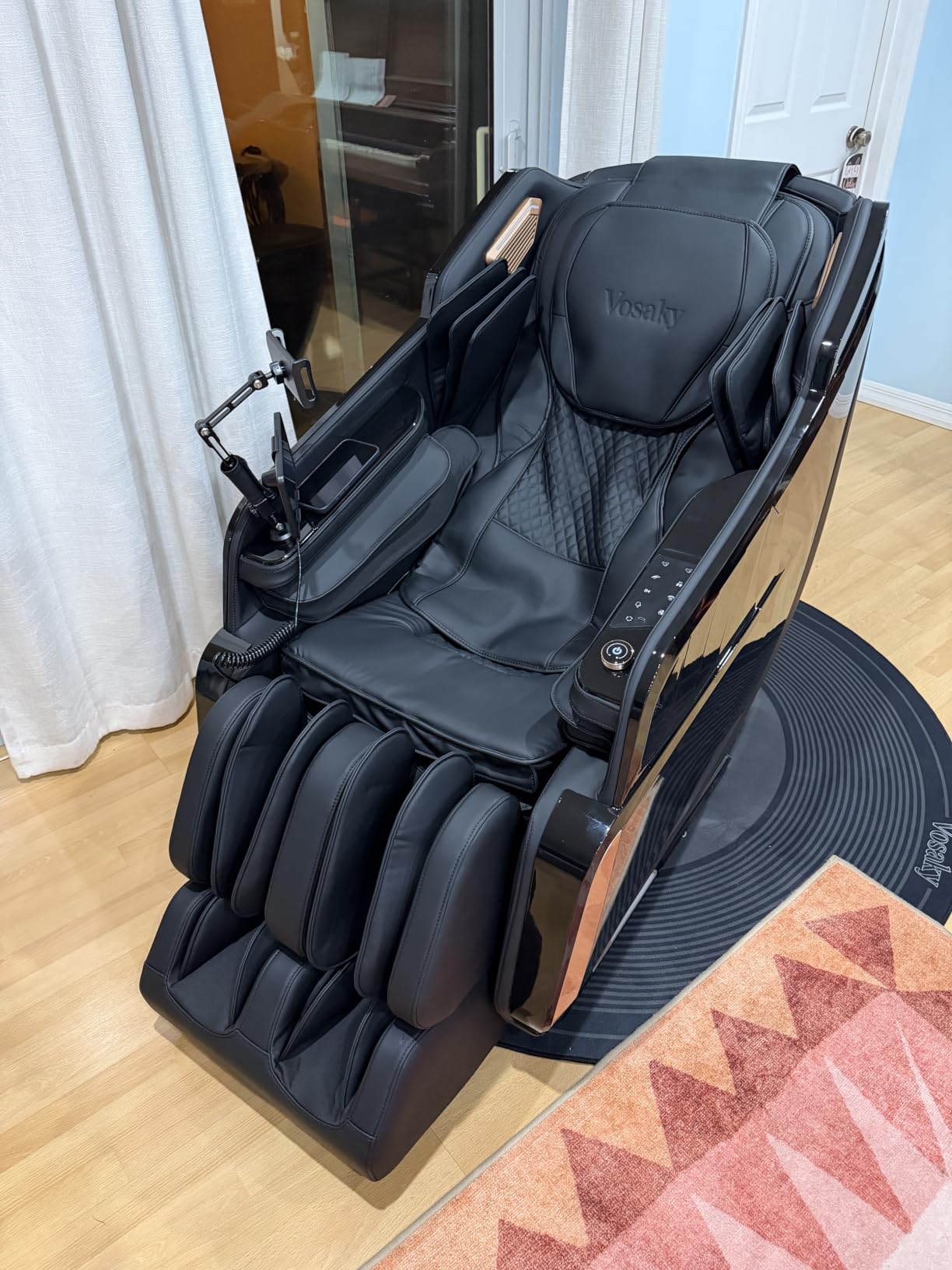 4D Massage Chair Full Body Extended SL-Track Zero Gravity Shiatsu Recliner | 3 Zero-Gravity Angles,3-Zone Heat,Calf & Foot Rollers,Thai Stretch,10-Program+20-Technique,AI voice,Bluetooth,Wireless Charge customer photo 1