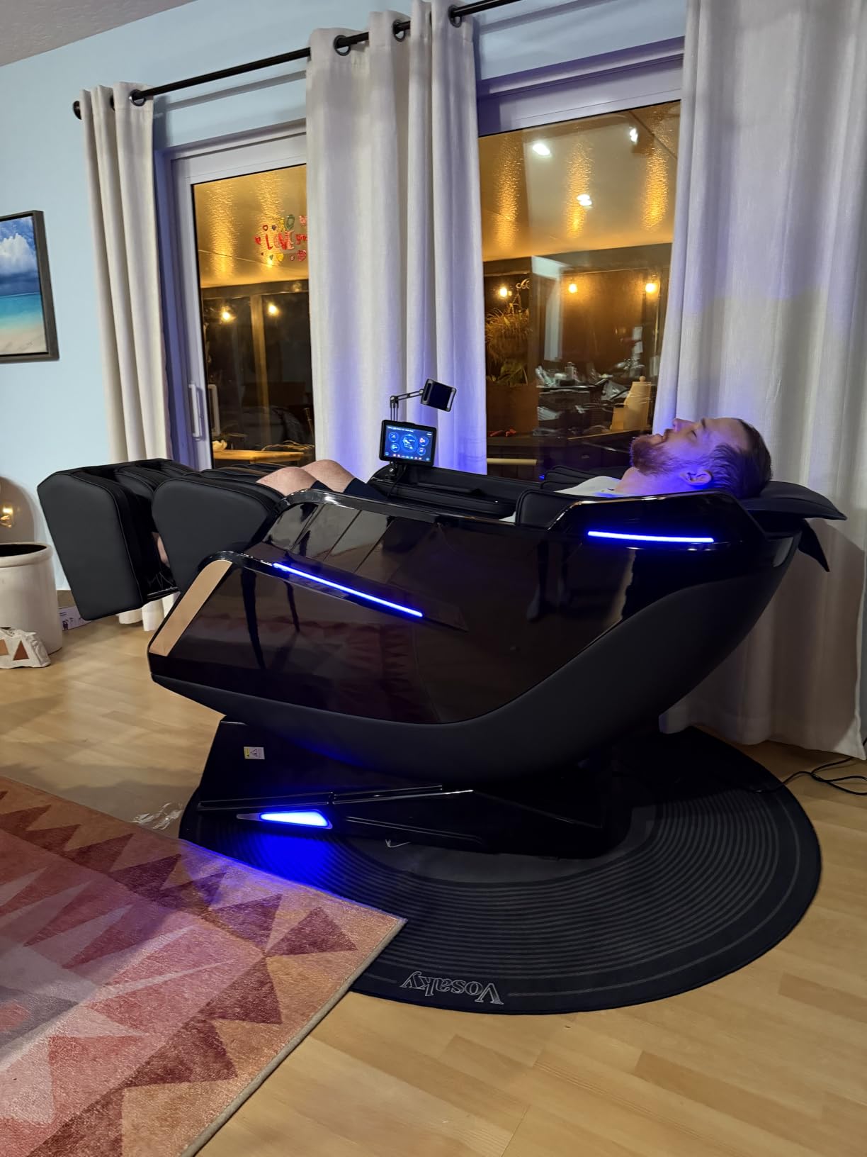 4D Massage Chair Full Body Extended SL-Track Zero Gravity Shiatsu Recliner | 3 Zero-Gravity Angles,3-Zone Heat,Calf & Foot Rollers,Thai Stretch,10-Program+20-Technique,AI voice,Bluetooth,Wireless Charge customer photo 2