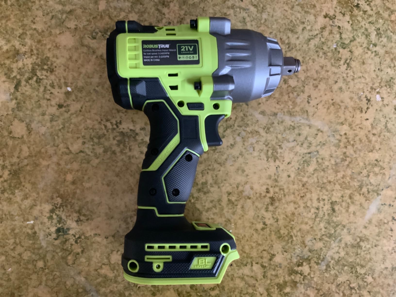 Cordless Impact Wrench 1/2 Drive, 1475 Ft-lbs (2000N.m) Torque | Brushless Impact Gun, Battery Powered Impact Driver with 2x 5000mAh Battery & 5 Sockets for Car Truck Tires Lug Nuts customer photo 2