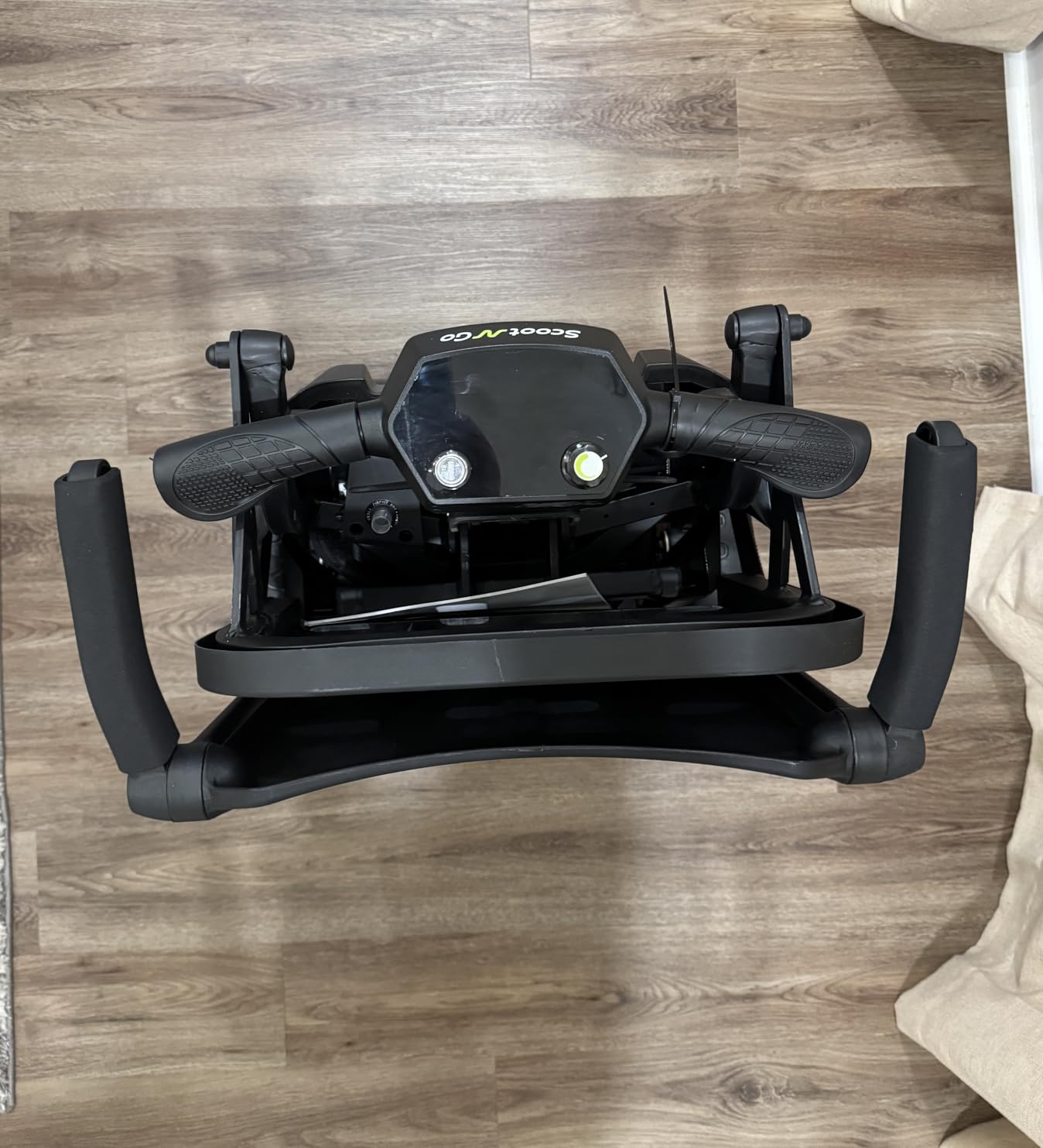 SCOOTNGO Lite Mobility Scooters for Seniors & Adults, Portable for Travel | Lightweight, Foldable, 4 Wheel, Airline Approved, Two Removable Lithium Batteries, No Assembly Needed. 39 lbs, 15 Miles customer photo 1