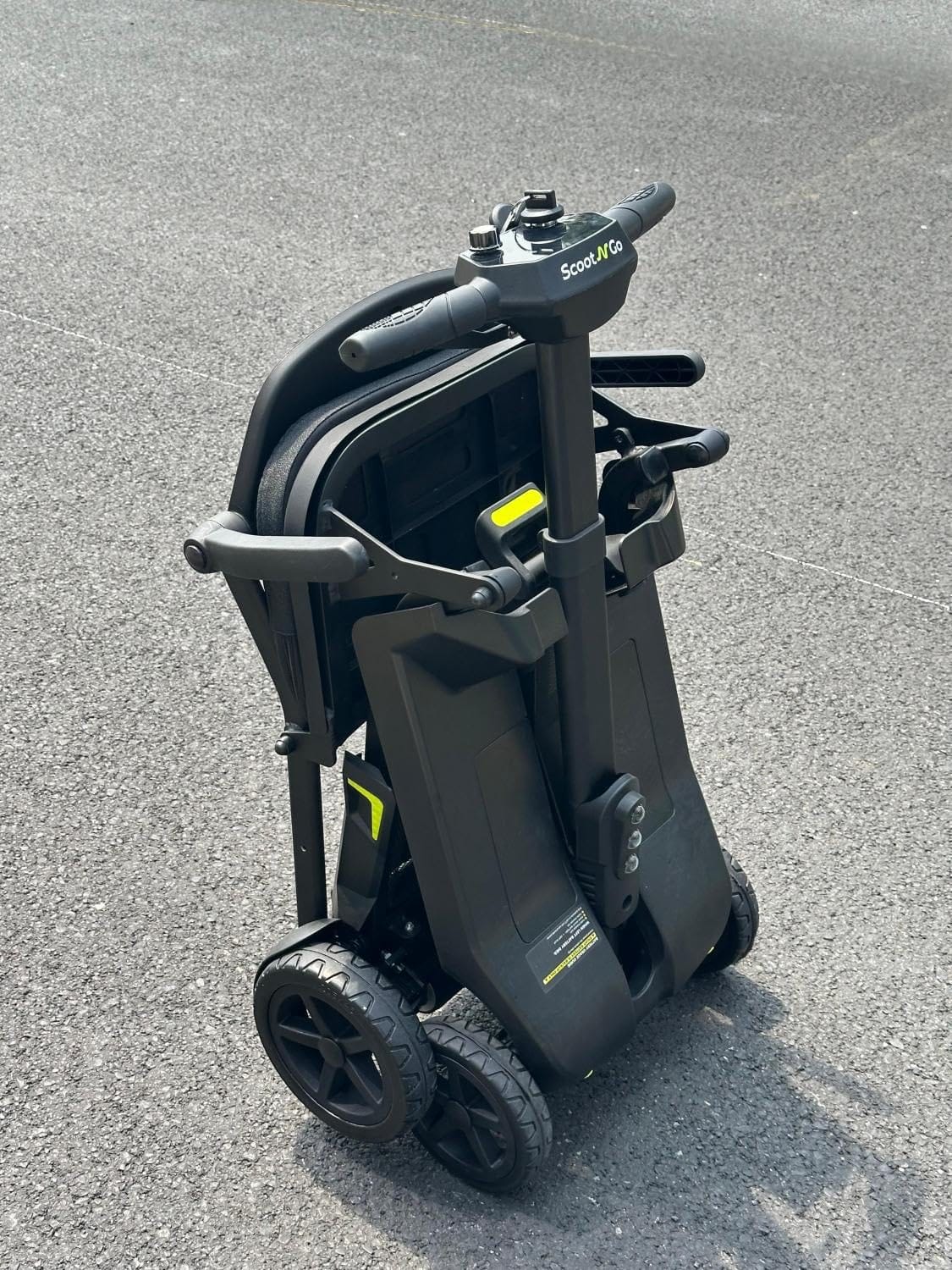 SCOOTNGO Lite Mobility Scooters for Seniors & Adults, Portable for Travel | Lightweight, Foldable, 4 Wheel, Airline Approved, Two Removable Lithium Batteries, No Assembly Needed. 39 lbs, 15 Miles customer photo 2