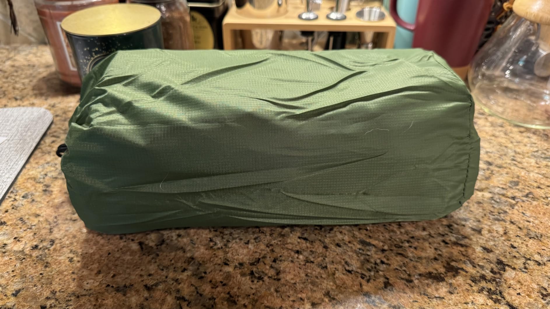 Sleeping Pad, Ultralight 40D Nylon Camping Mat Built-in Pump - Blue | Self-inflating, Built-in Pillow, Durable, Waterproof, for Tent, Backpacking, Hiking, Includes Carry Bag customer photo 2